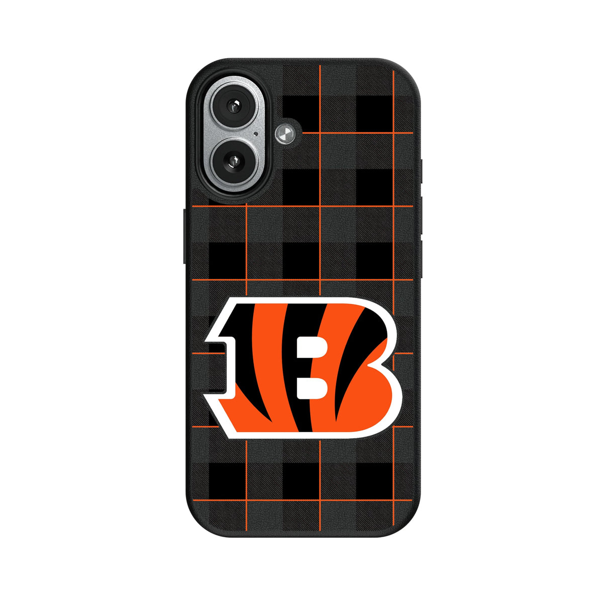 Cincinnati Bengals Plaid MagSafe Compatible Phone Case for Apple iPhone 7