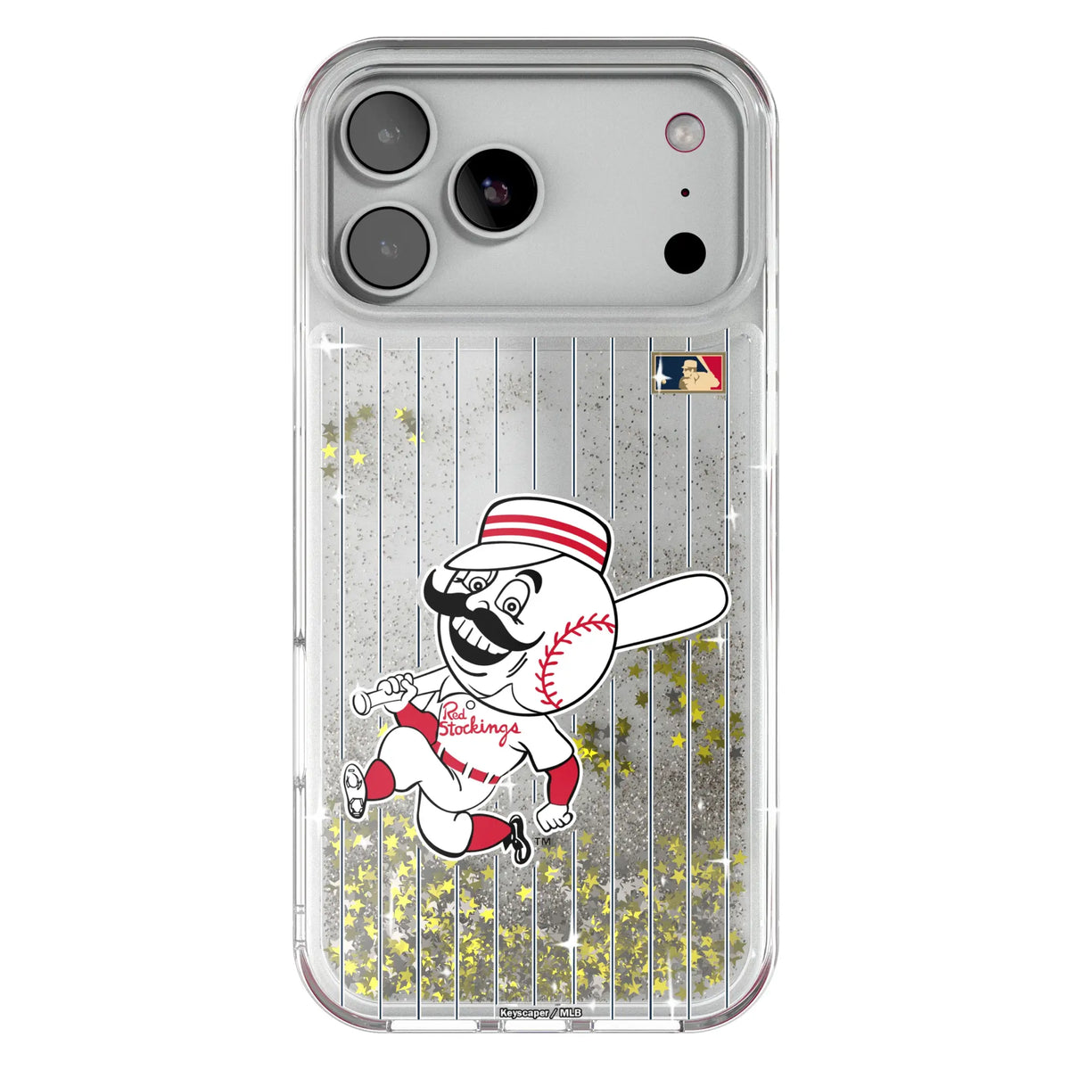 Cincinnati Reds 1953-1967 - Cooperstown Collection Pinstripe Glitter Phone Case 20