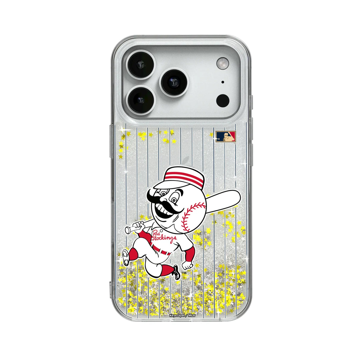 Cincinnati Reds 1953-1967 - Cooperstown Collection Pinstripe Glitter Phone Case 19