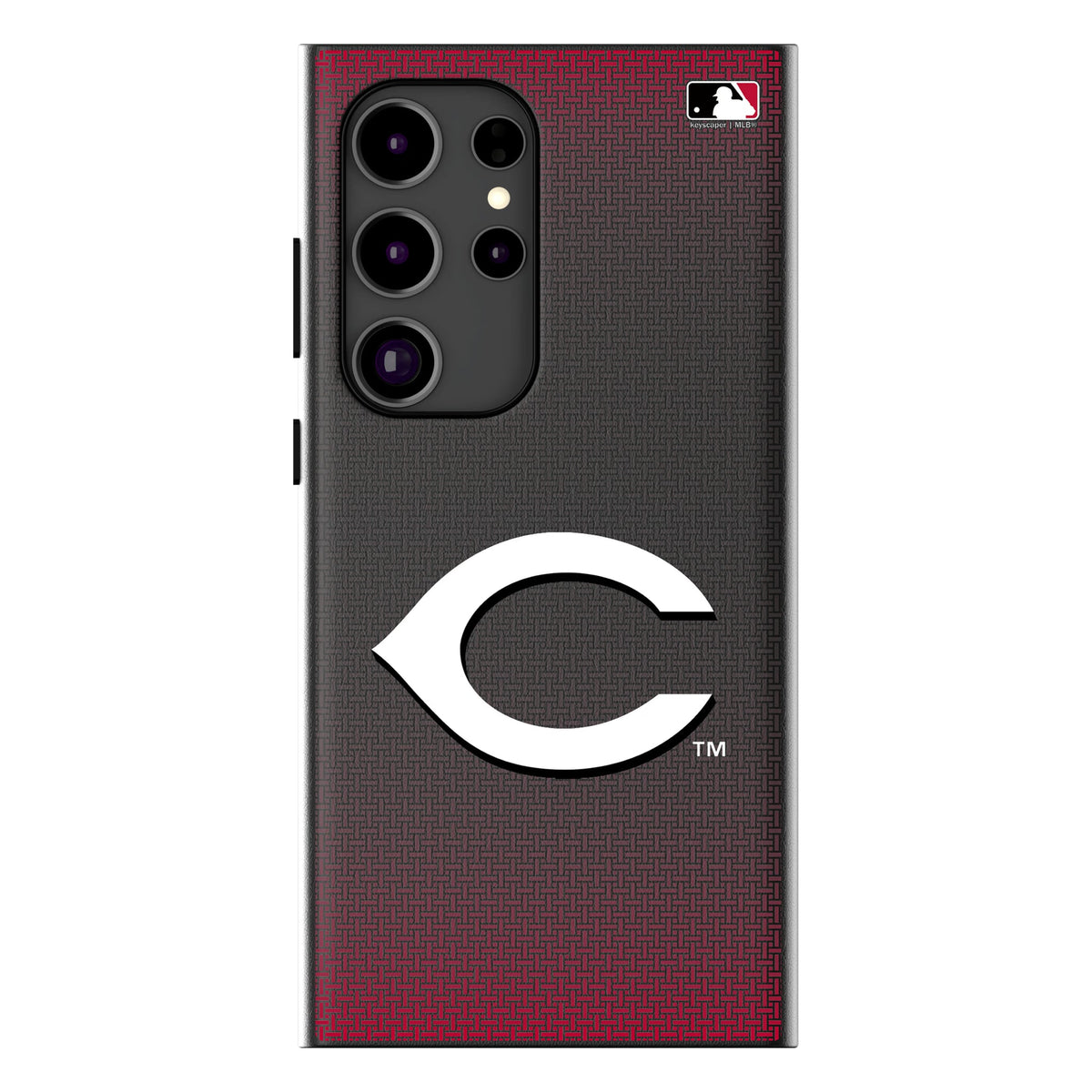 Cincinnati Reds Linen MagSafe Compatible Phone Case for Samsung Galaxy 15