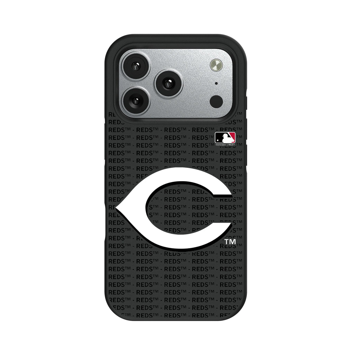 Cincinnati Reds Text Backdrop Bump Phone Case 10
