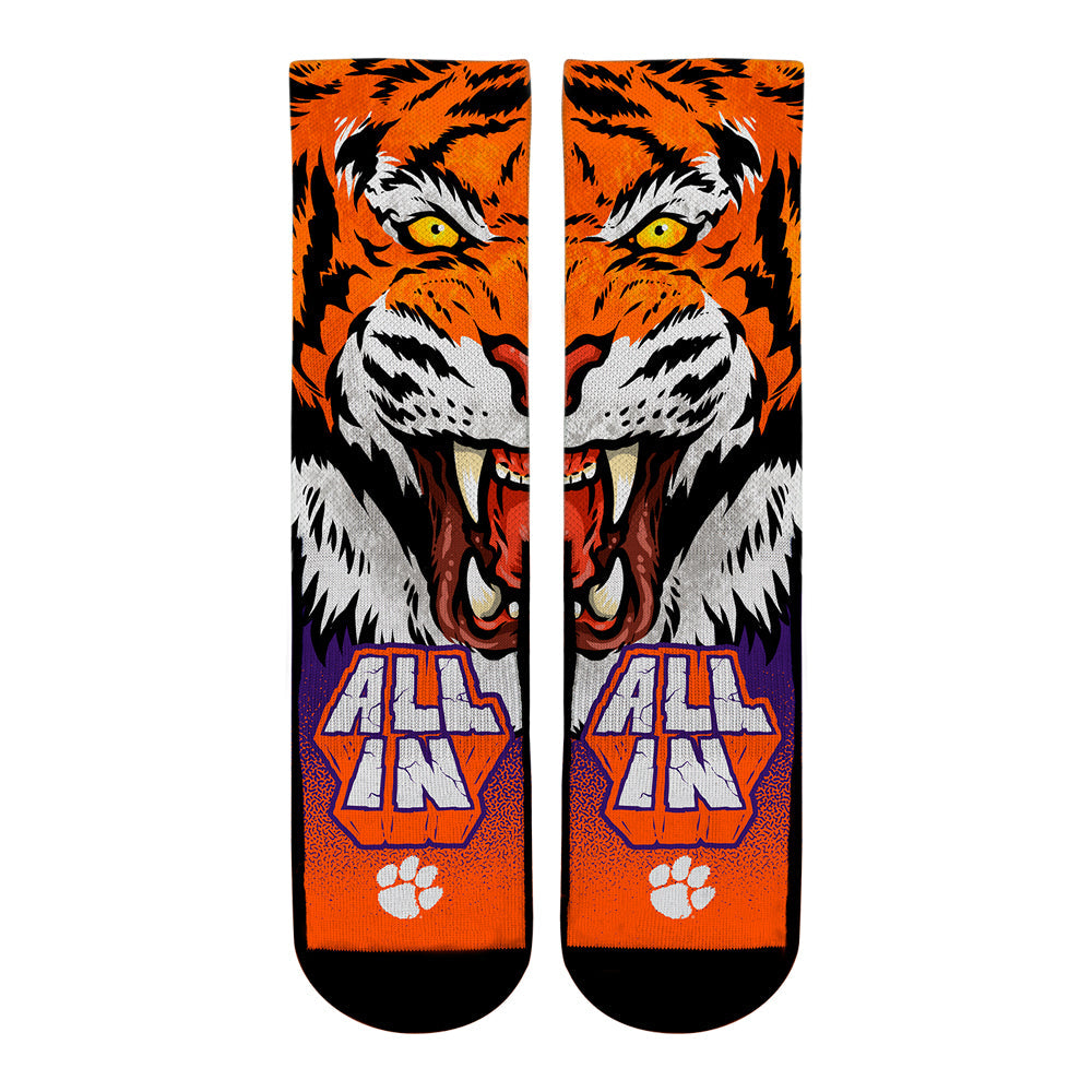 Clemson Tigers - All In | Rock 'Em Socks