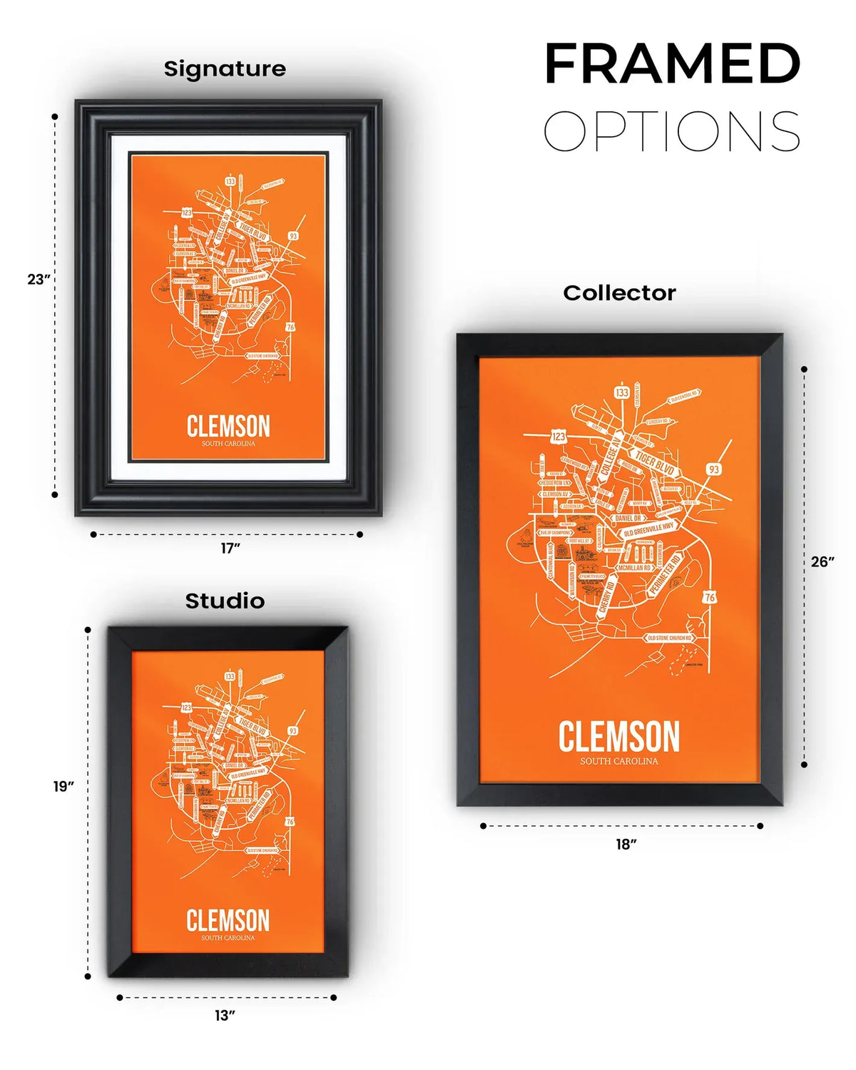 Clemson, South Carolina street map 15