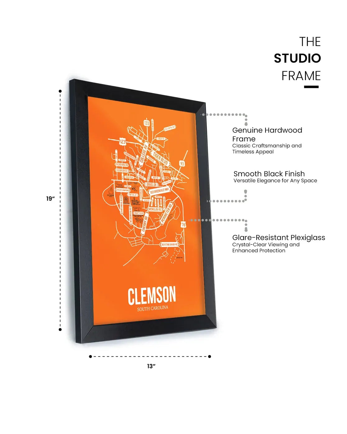Clemson, South Carolina street map 11
