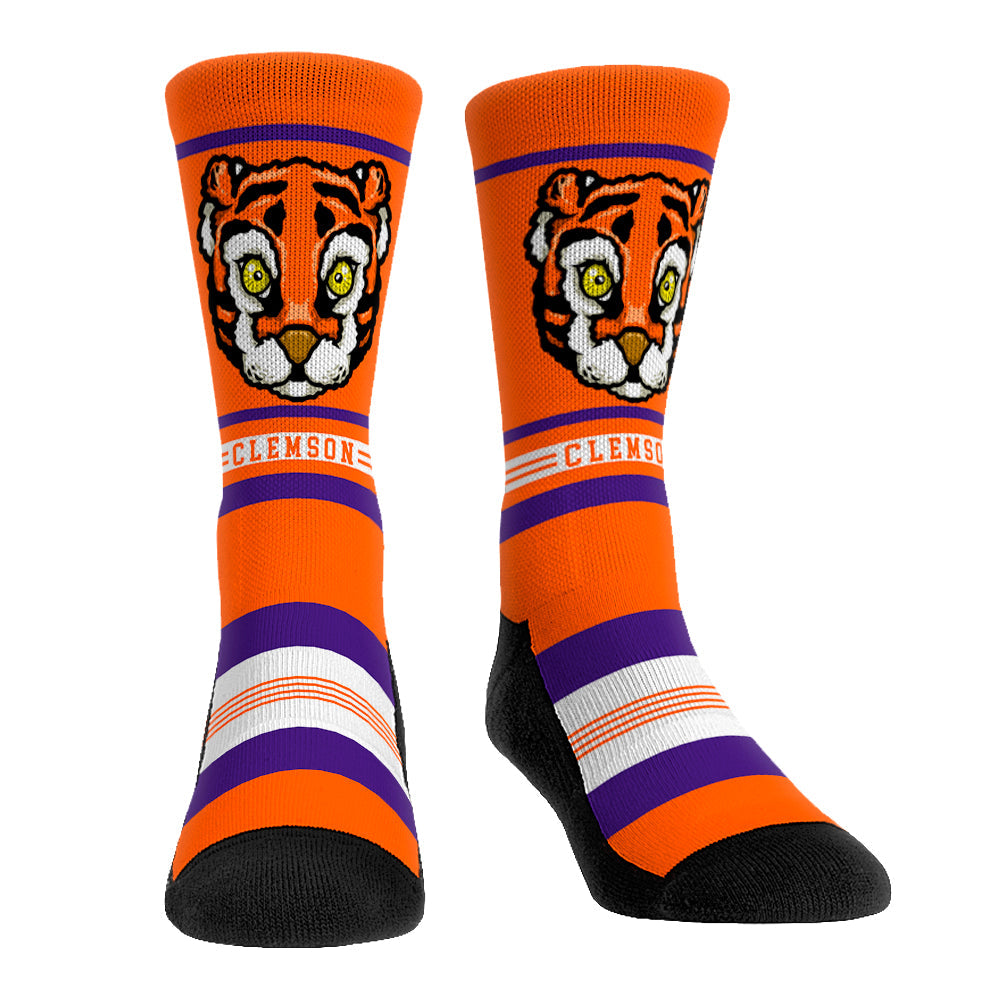 Clemson Tigers - Game Face Mascot | Rock 'Em Socks