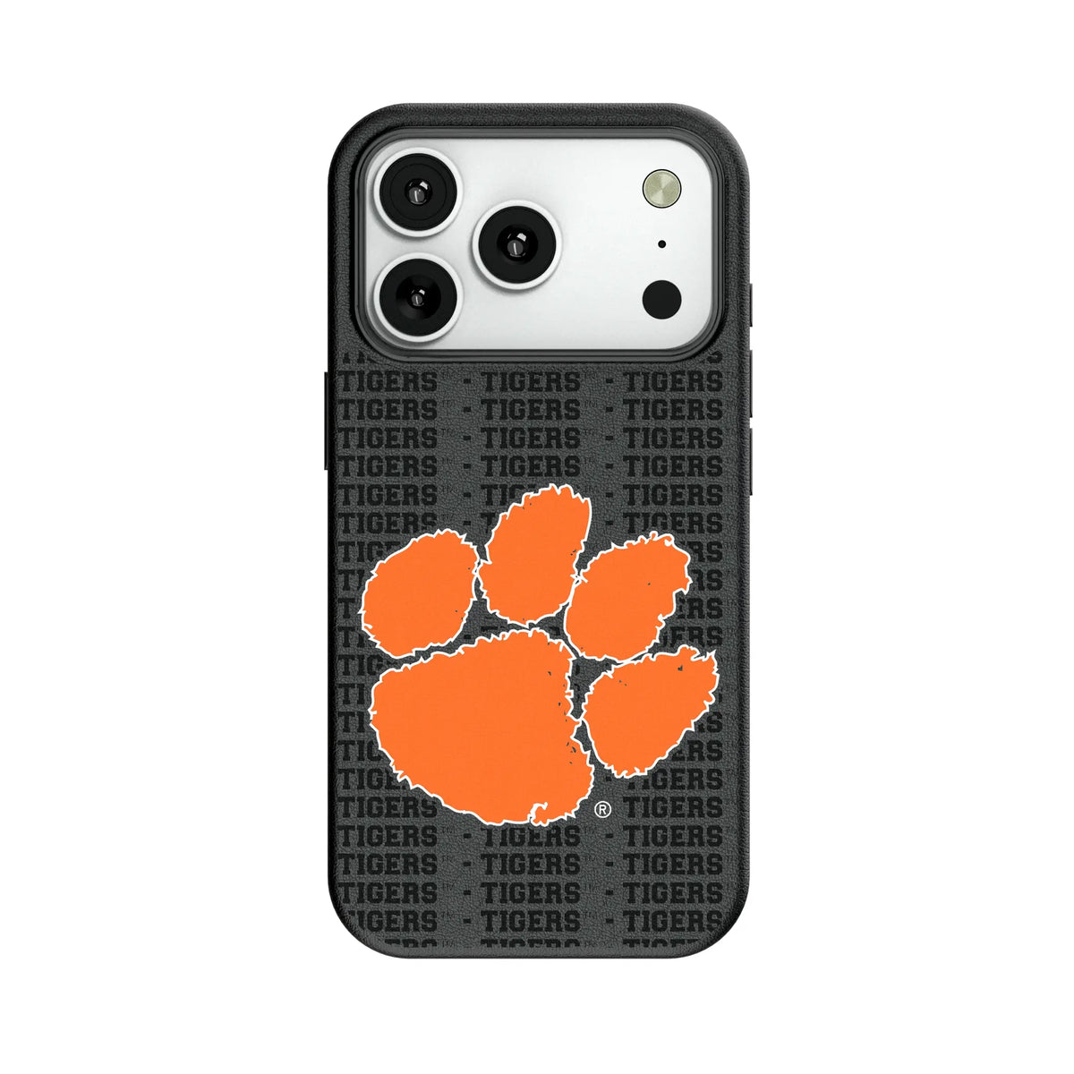 Clemson University Tigers Text Backdrop MagSafe Compatible Phone Case for Apple iPhone 7