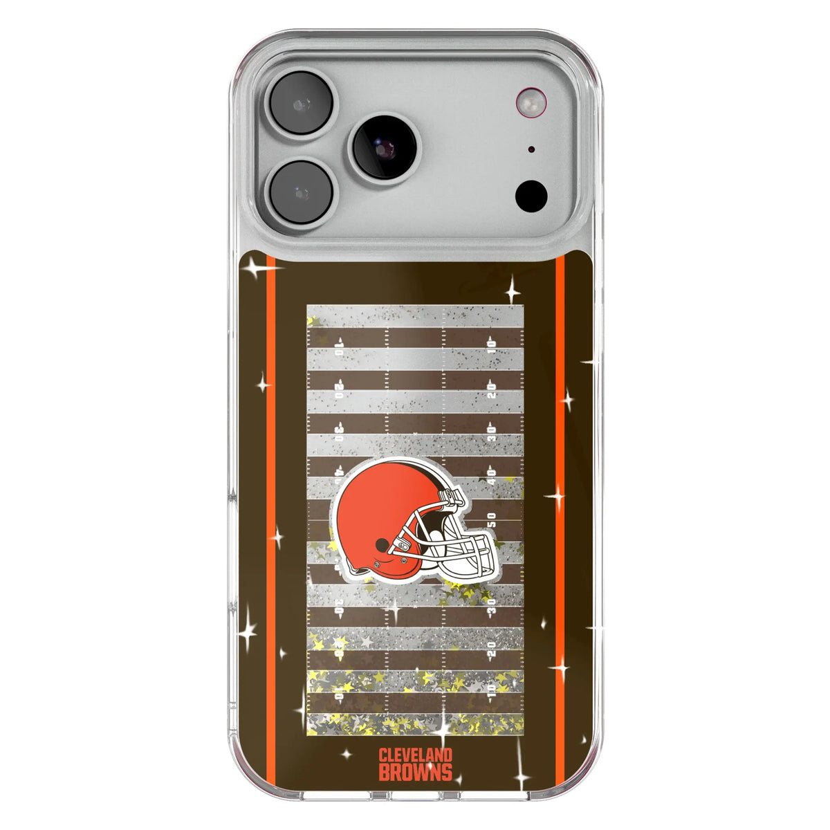 Cleveland Browns Field Glitter Phone Case for Apple iPhone 21