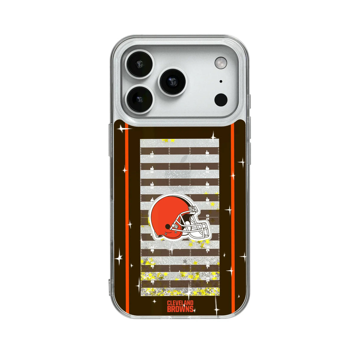 Cleveland Browns Field Glitter Phone Case for Apple iPhone 22