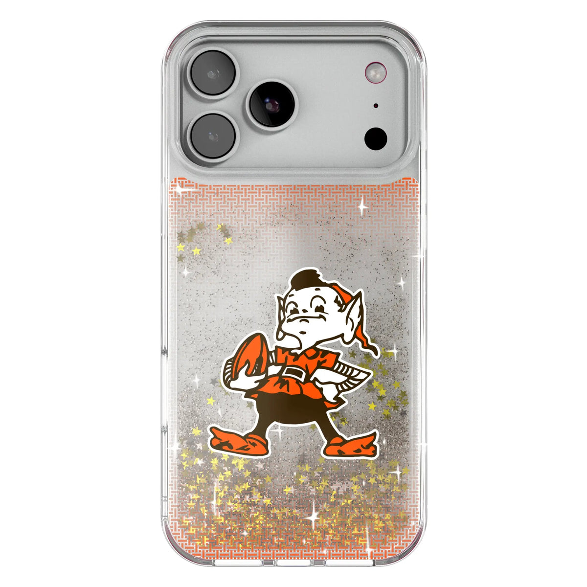 Cleveland Browns Historic Collection Linen Glitter Phone Case 19