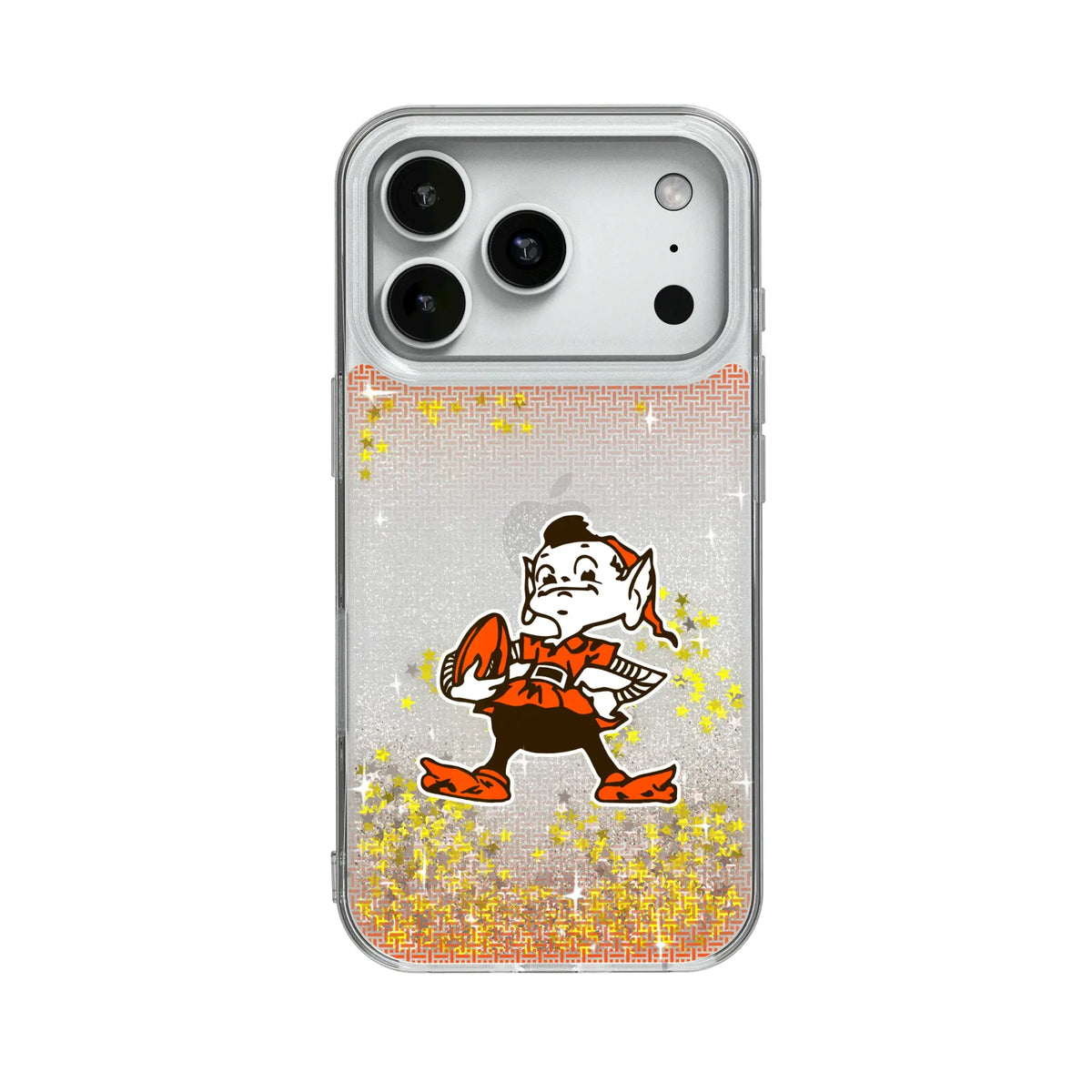 Cleveland Browns Historic Collection Linen Glitter Phone Case 18