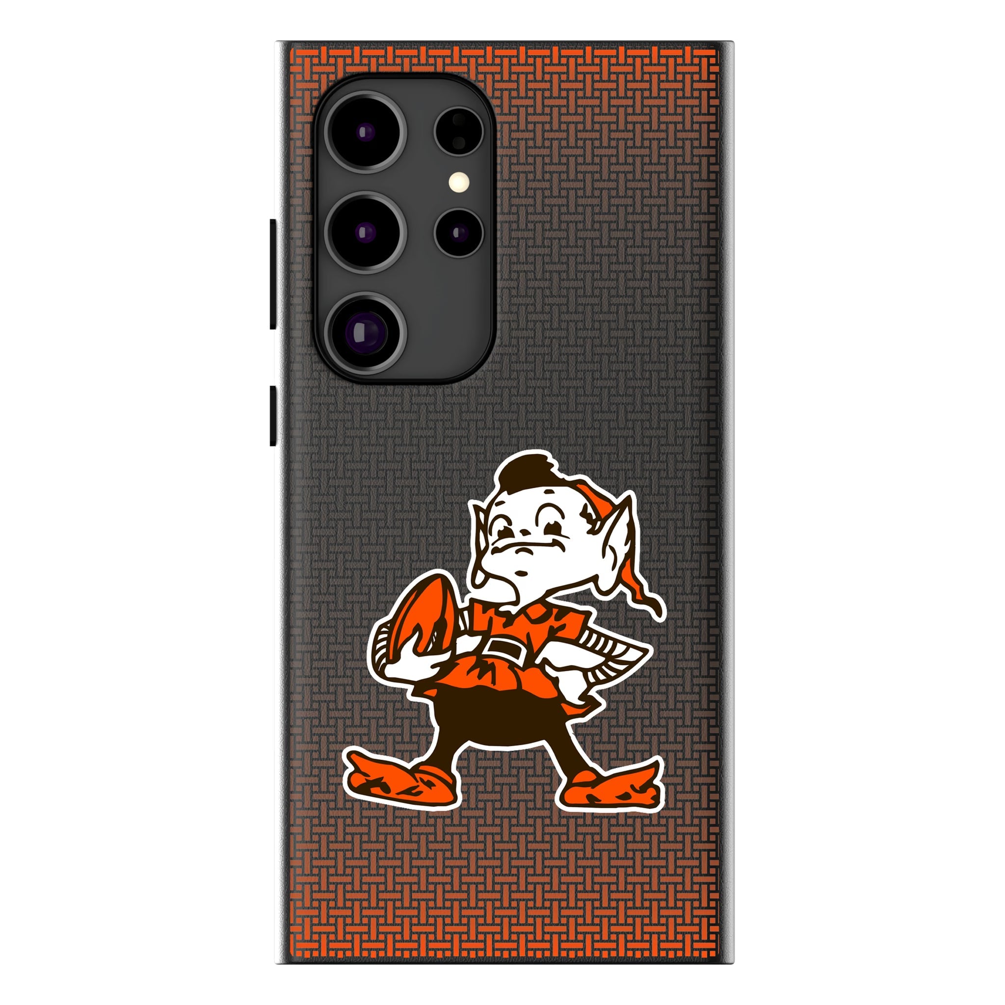 Cleveland Browns Historic Collection Linen MagSafe Compatible Phone Case for Samsung Galaxy 14