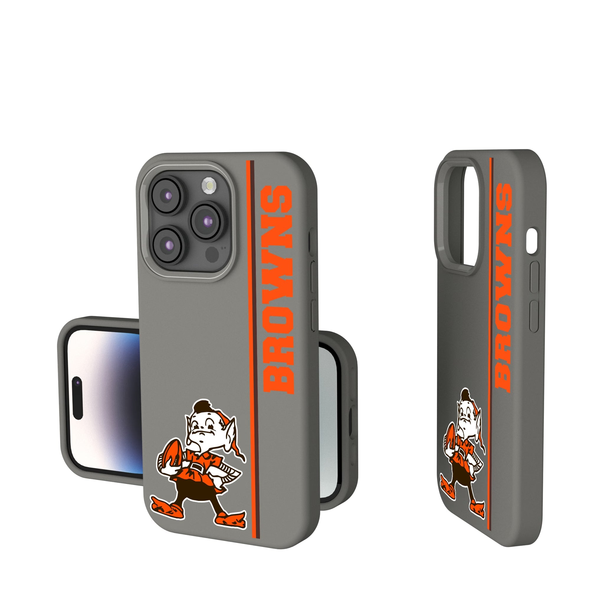 Cleveland Browns Historic Collection Sidebar Soft Touch Phone Case 14