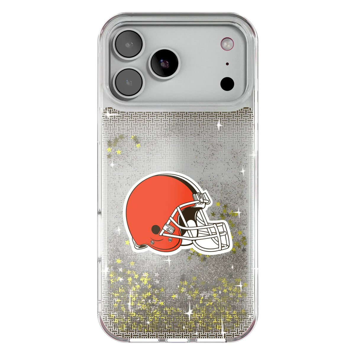 Cleveland Browns Linen Glitter Phone Case for Apple iPhone 20