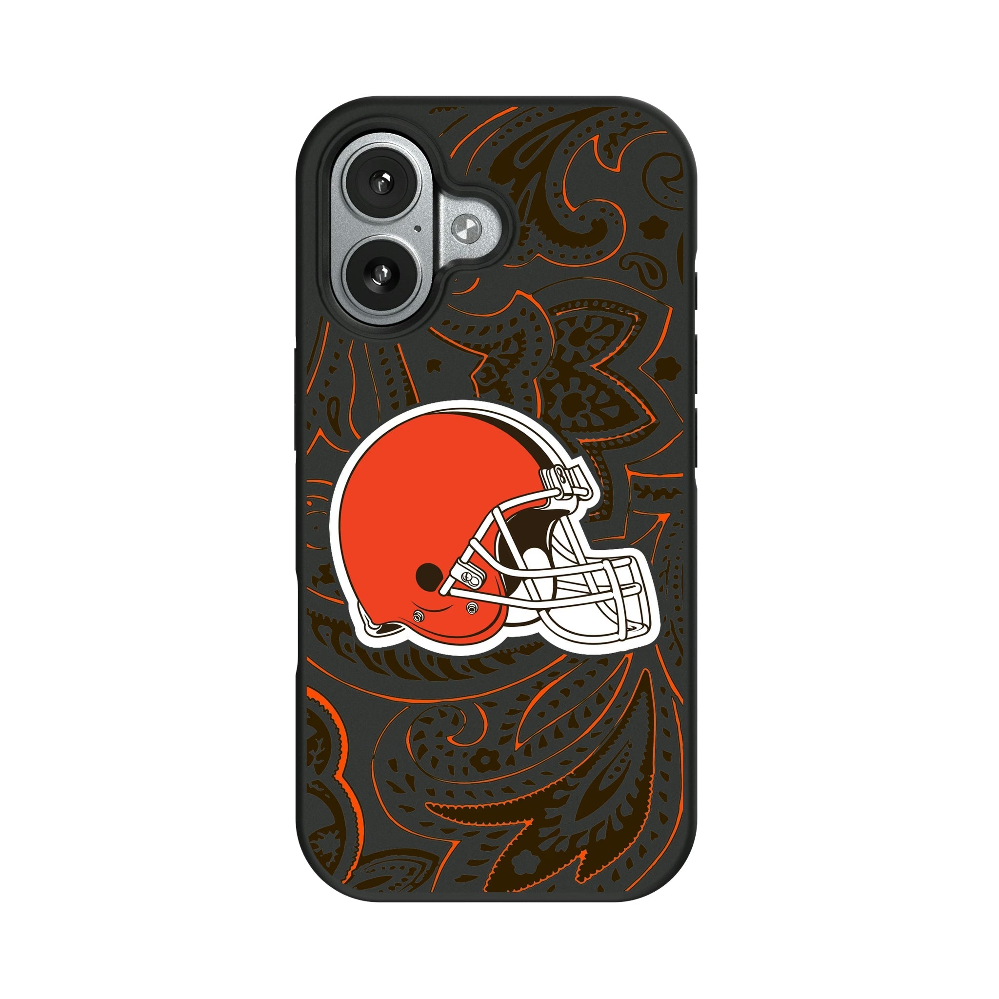 Cleveland Browns Paisley Bump Phone Case for Apple iPhone 10