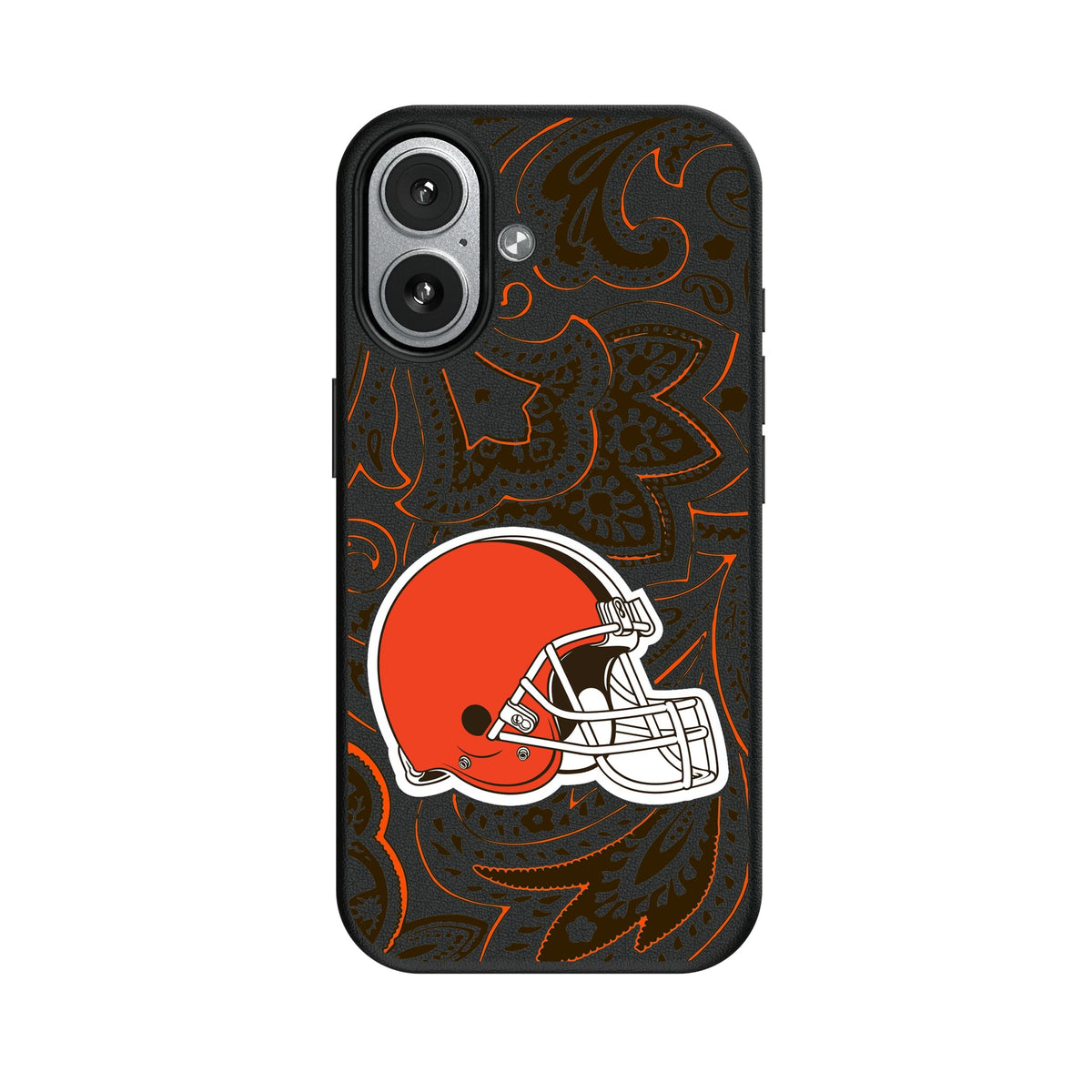 Cleveland Browns Paisley MagSafe Compatible Phone Case for Apple iPhone 7