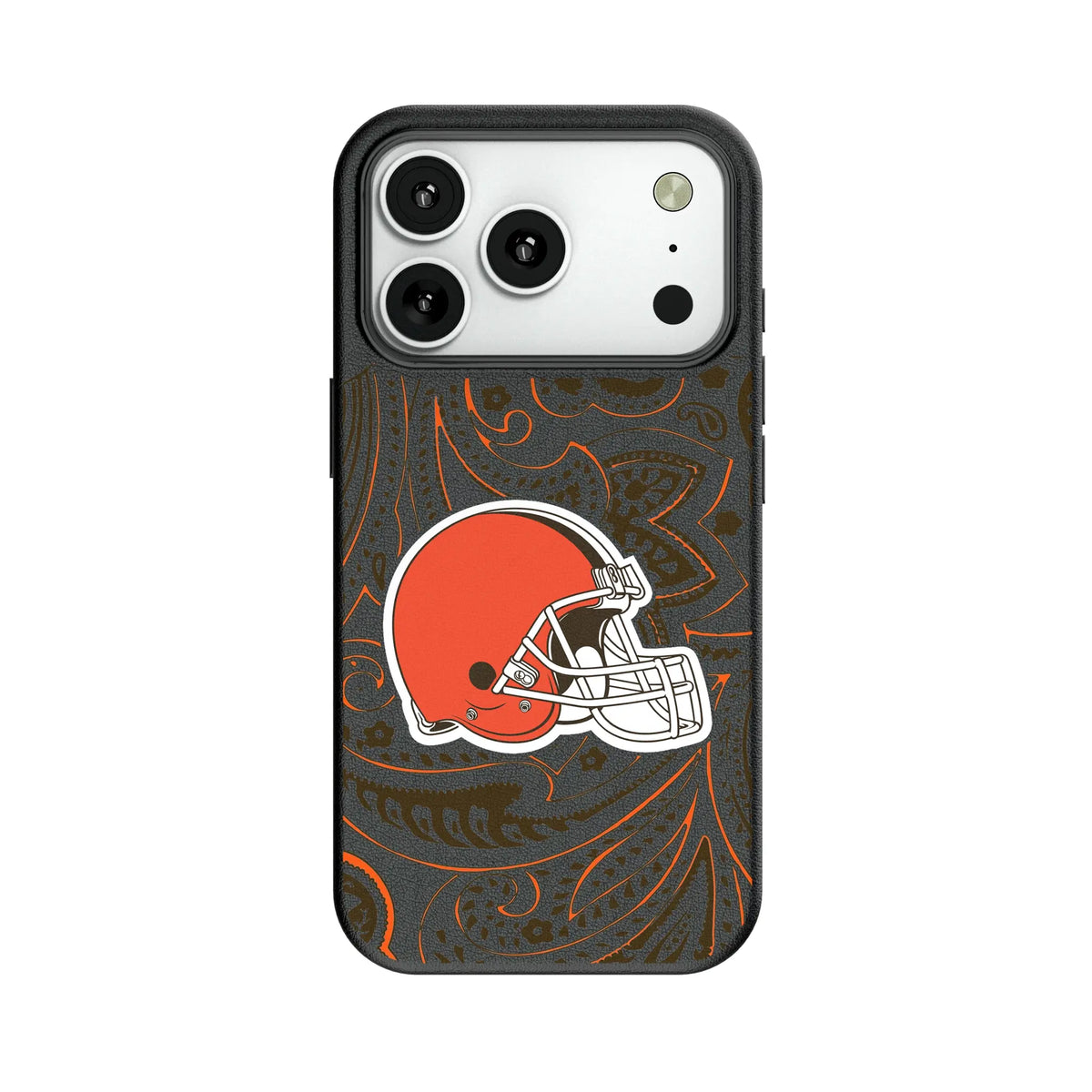 Cleveland Browns Paisley MagSafe Compatible Phone Case for Apple iPhone 12