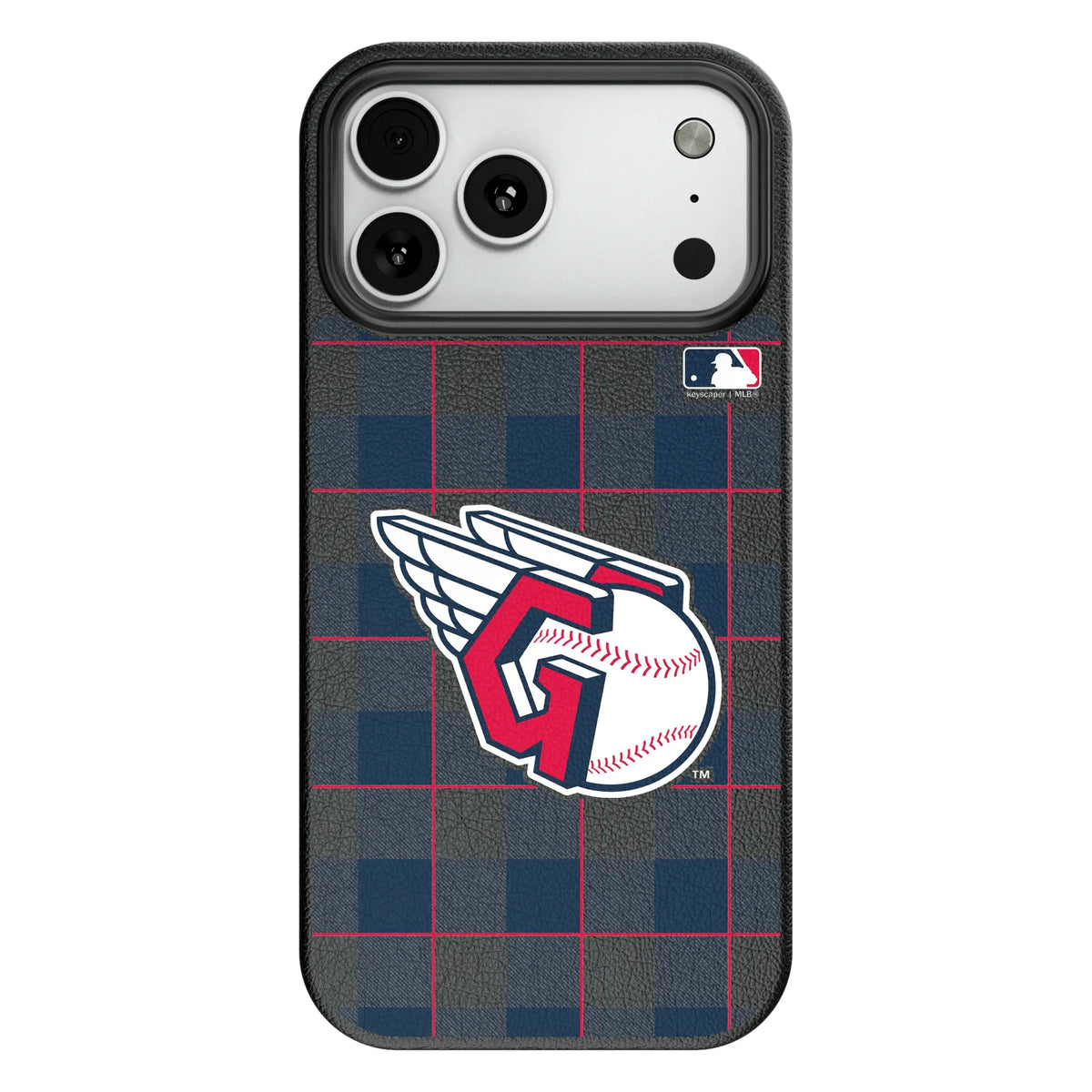 Cleveland Guardians Plaid MagSafe Compatible Phone Case for Apple iPhone 8