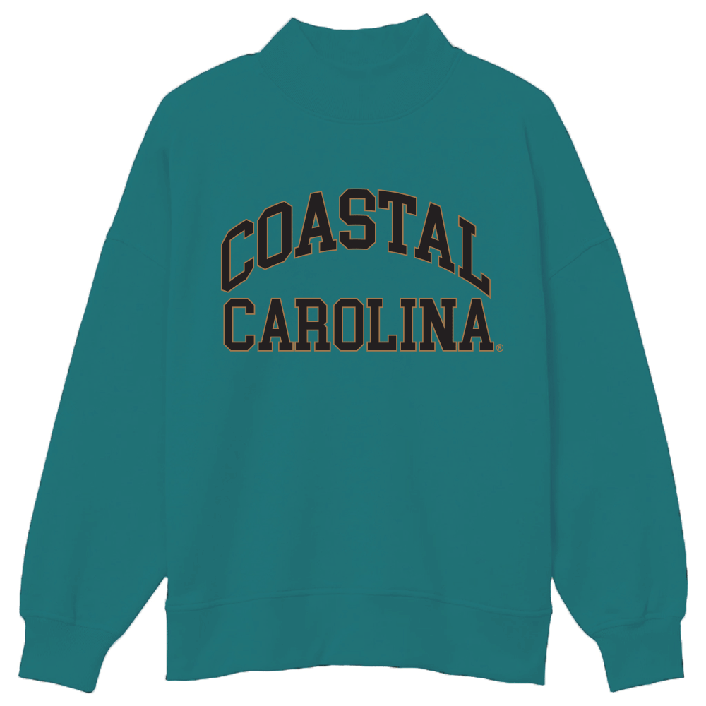 Coastal Carolina Mock Neck Sweatshirt | lojobands