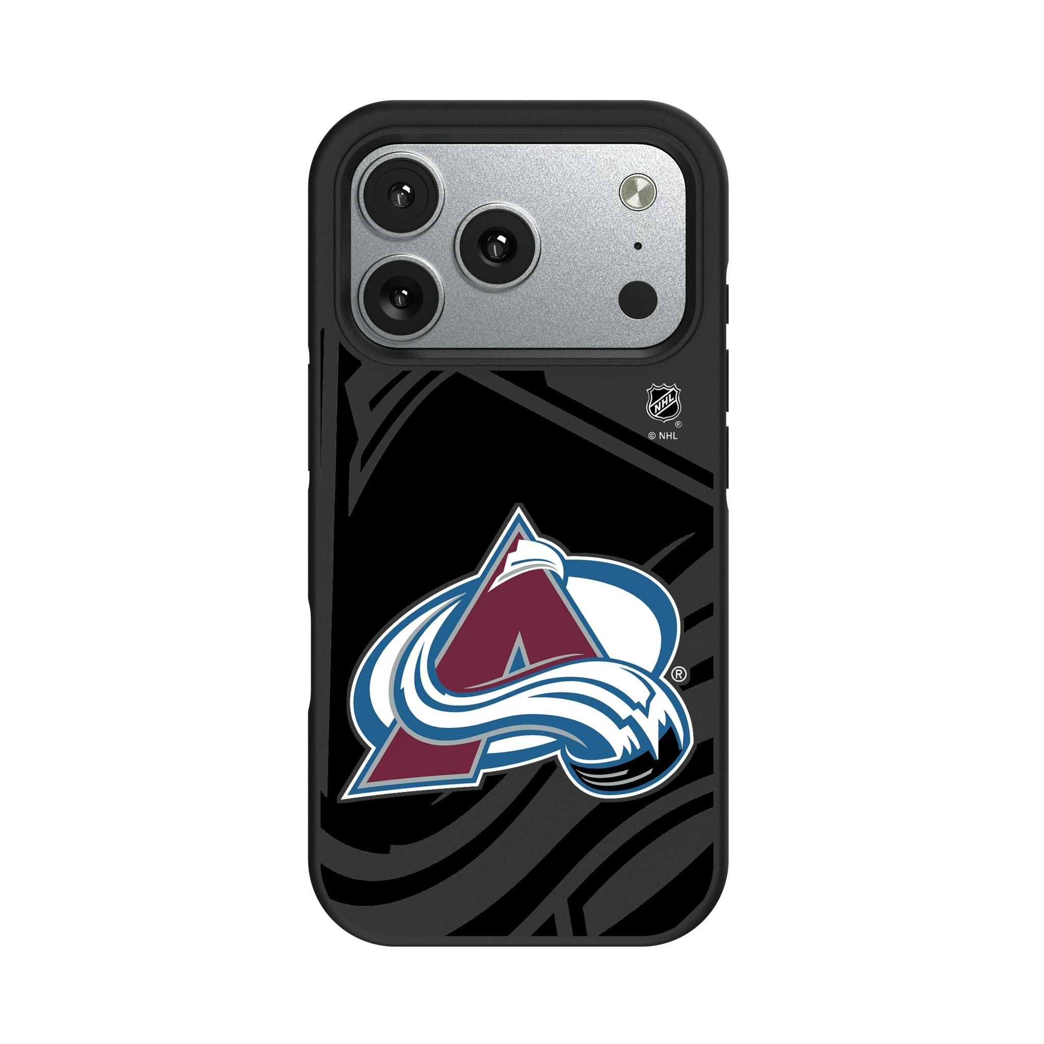 Colorado Avalanche Monocolor Tilt Bump Phone Case 10