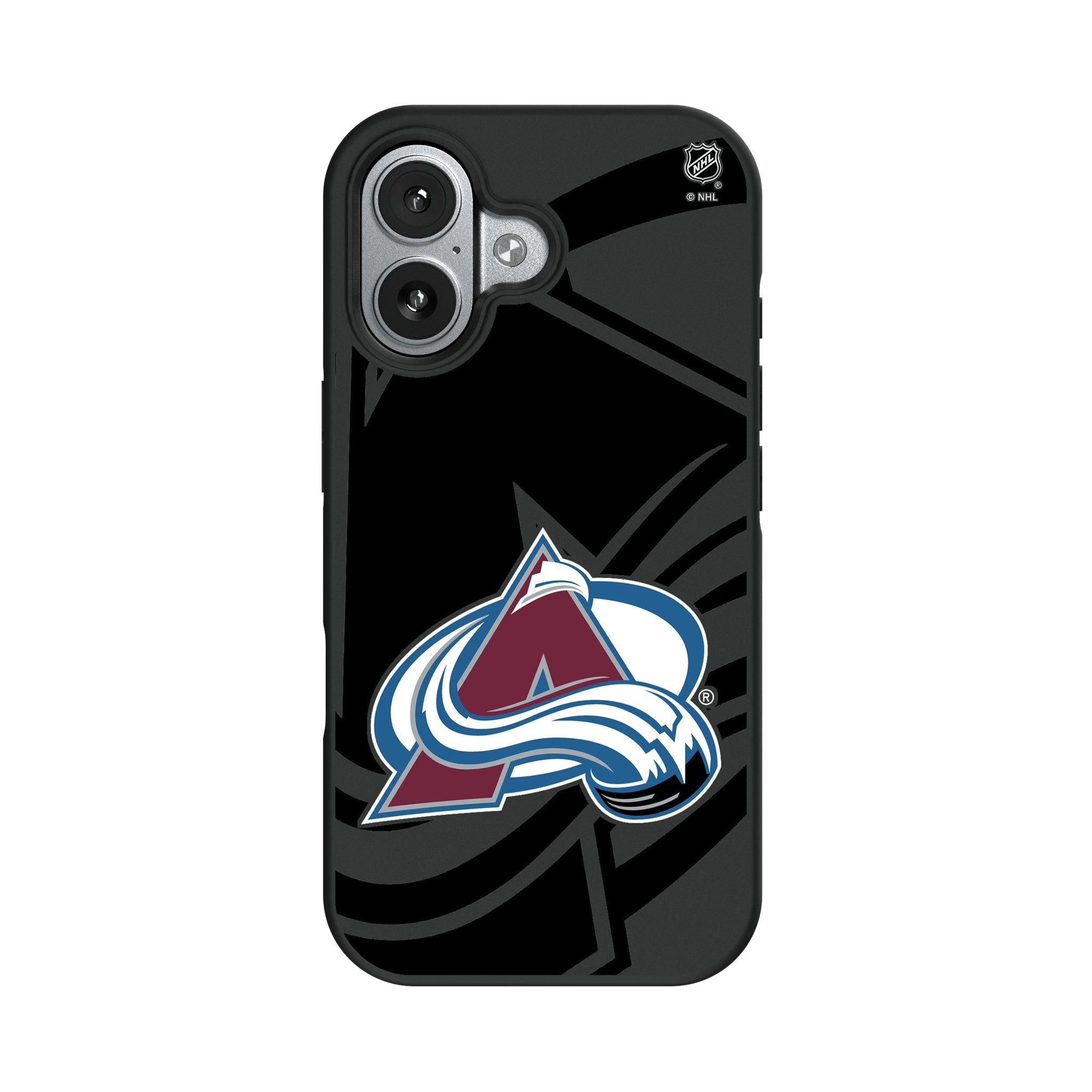 Colorado Avalanche Monocolor Tilt Bump Phone Case 8