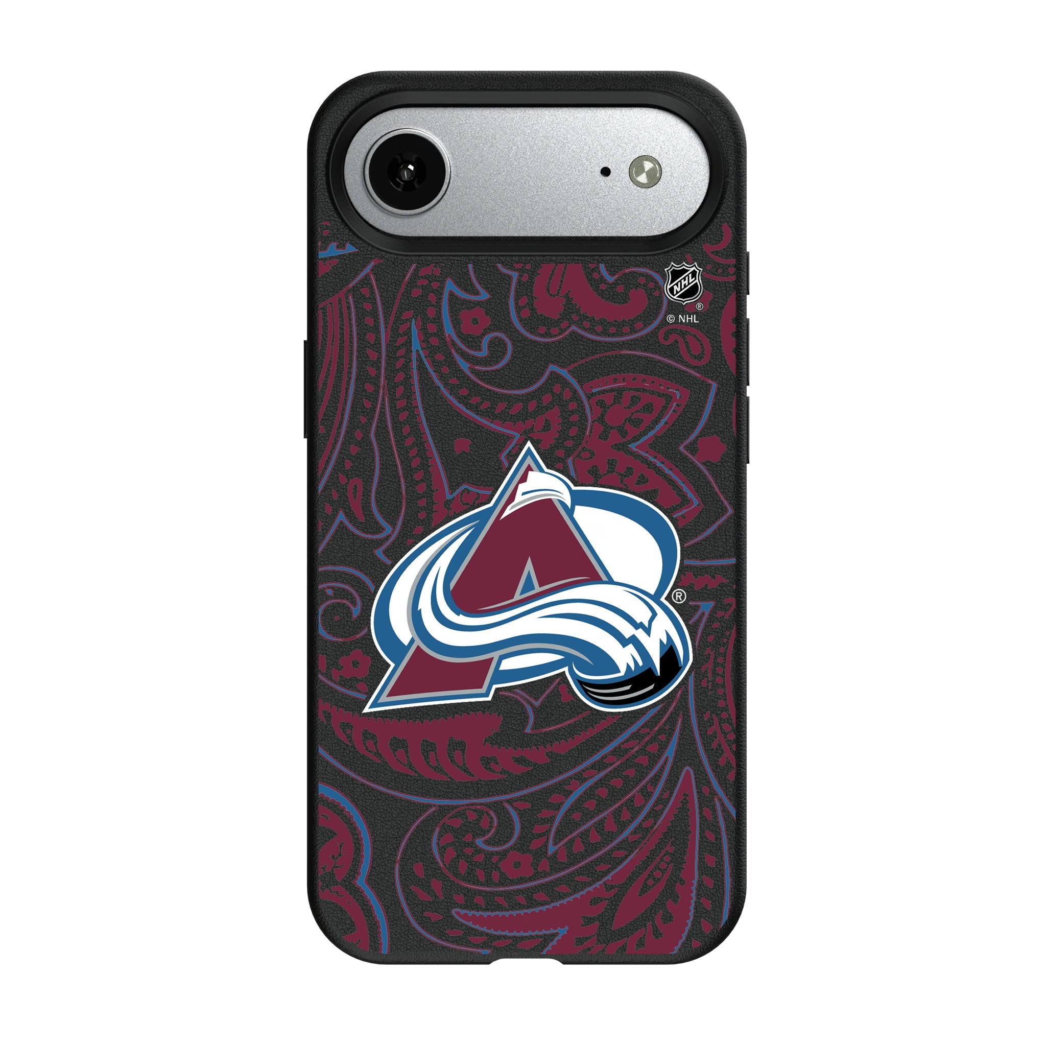 Colorado Avalanche Paisley MagSafe Compatible Phone Case for Apple iPhone 8