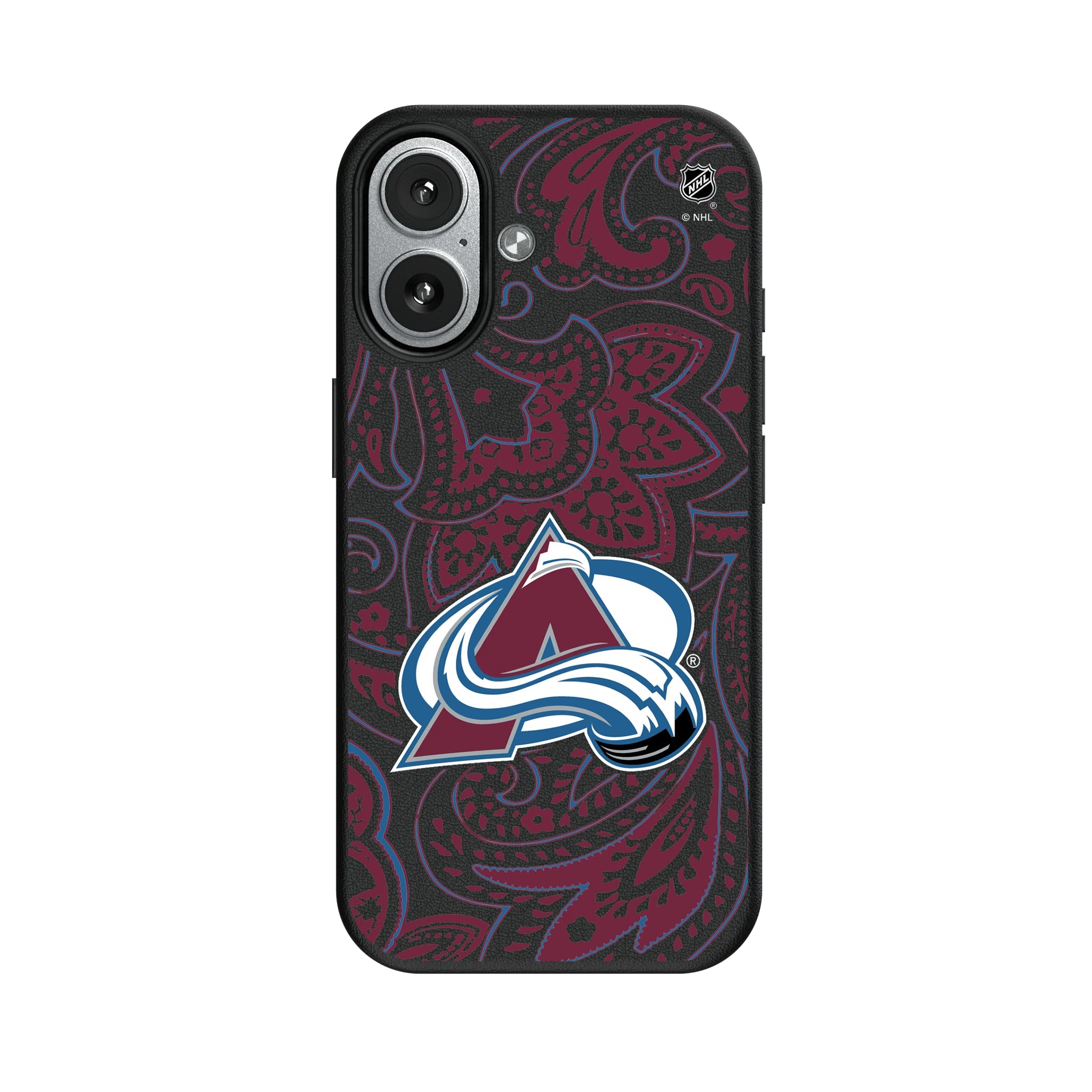 Colorado Avalanche Paisley MagSafe Compatible Phone Case for Apple iPhone 7