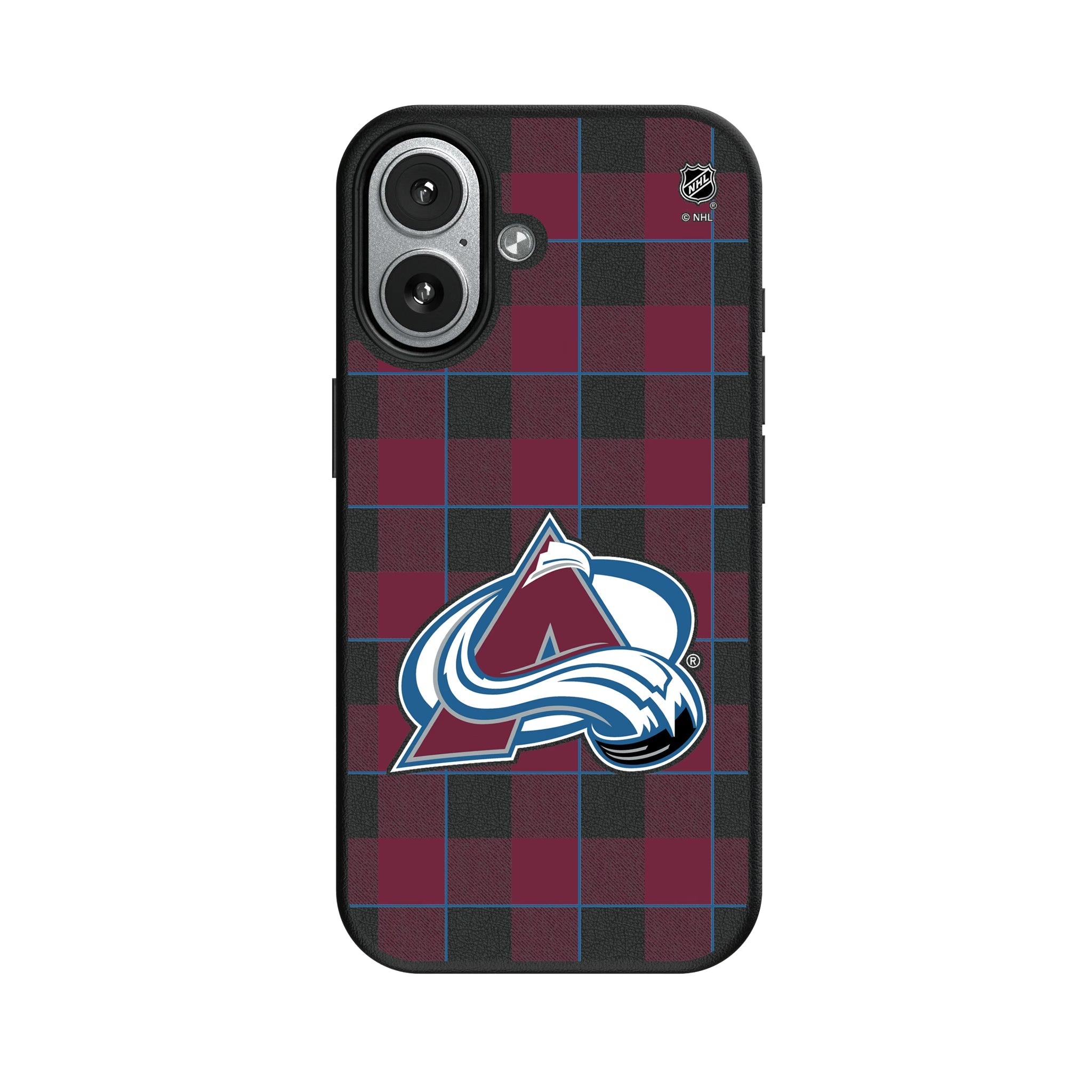 Colorado Avalanche Plaid MagSafe Compatible Phone Case for Apple iPhone 7