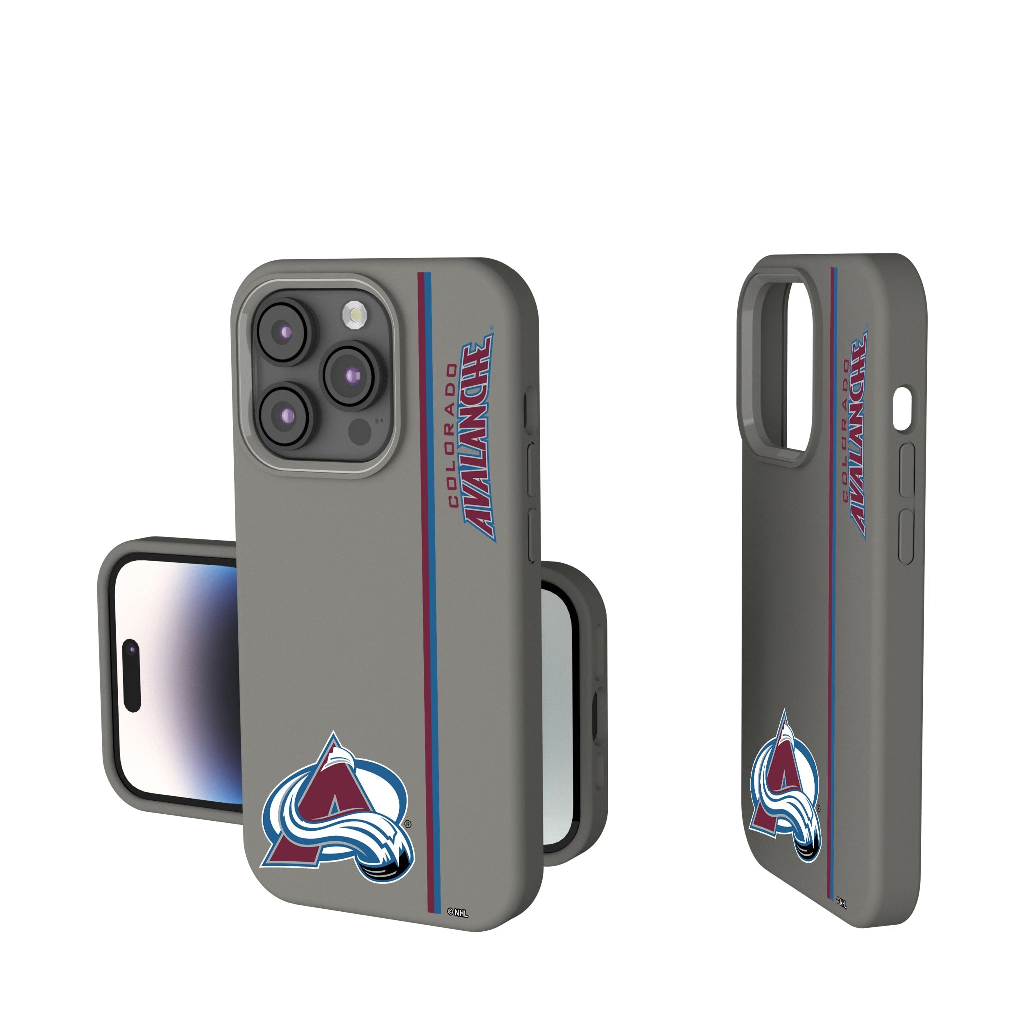 Colorado Avalanche Sidebar Soft Touch Phone Case 8