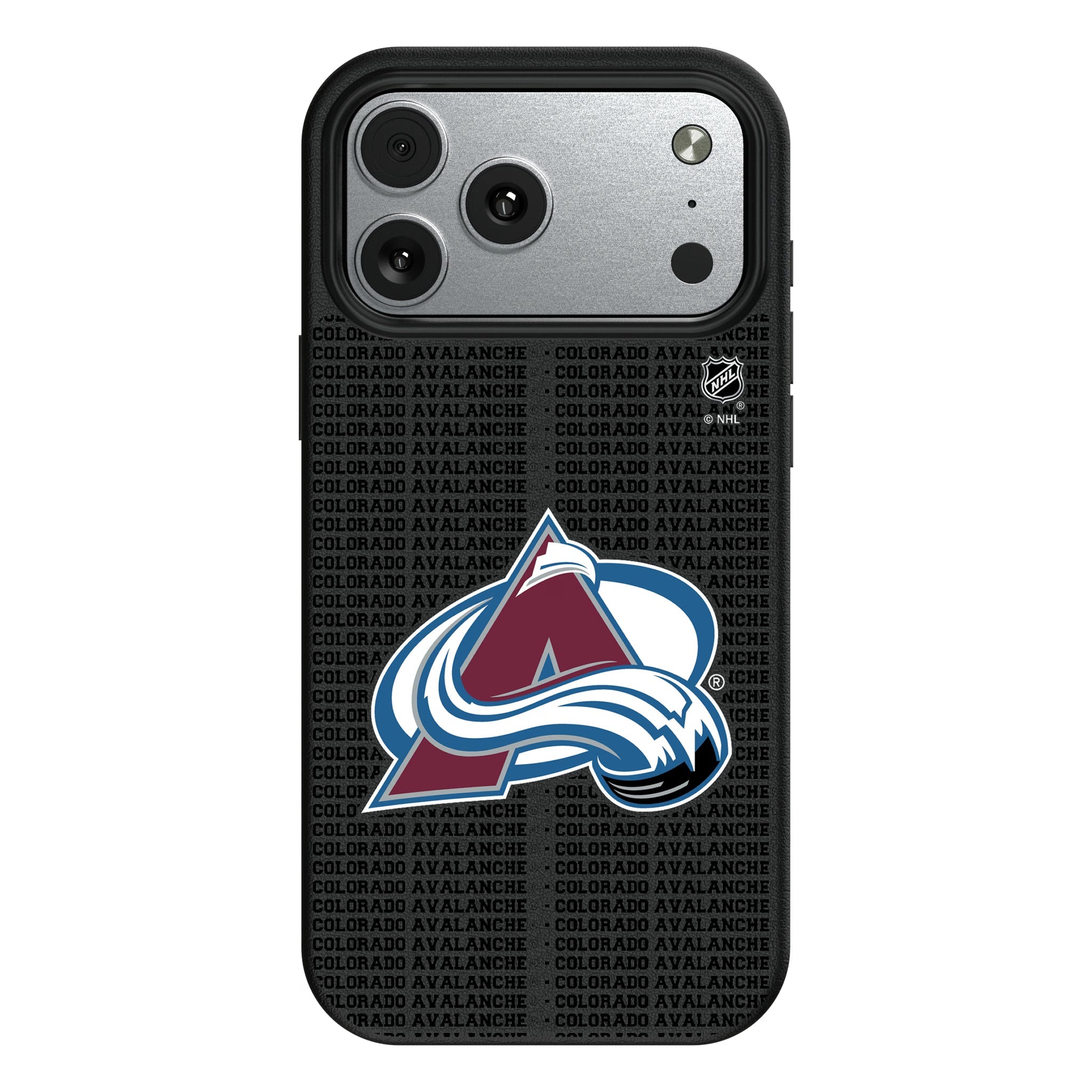 Colorado Avalanche Text Backdrop MagSafe Compatible Phone Case for Apple iPhone 9