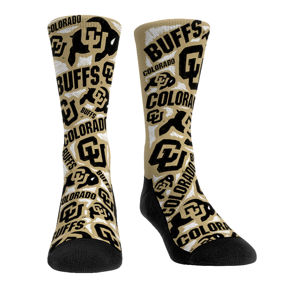 Colorado Buffaloes - Logo Sketch | Rock 'Em Socks
