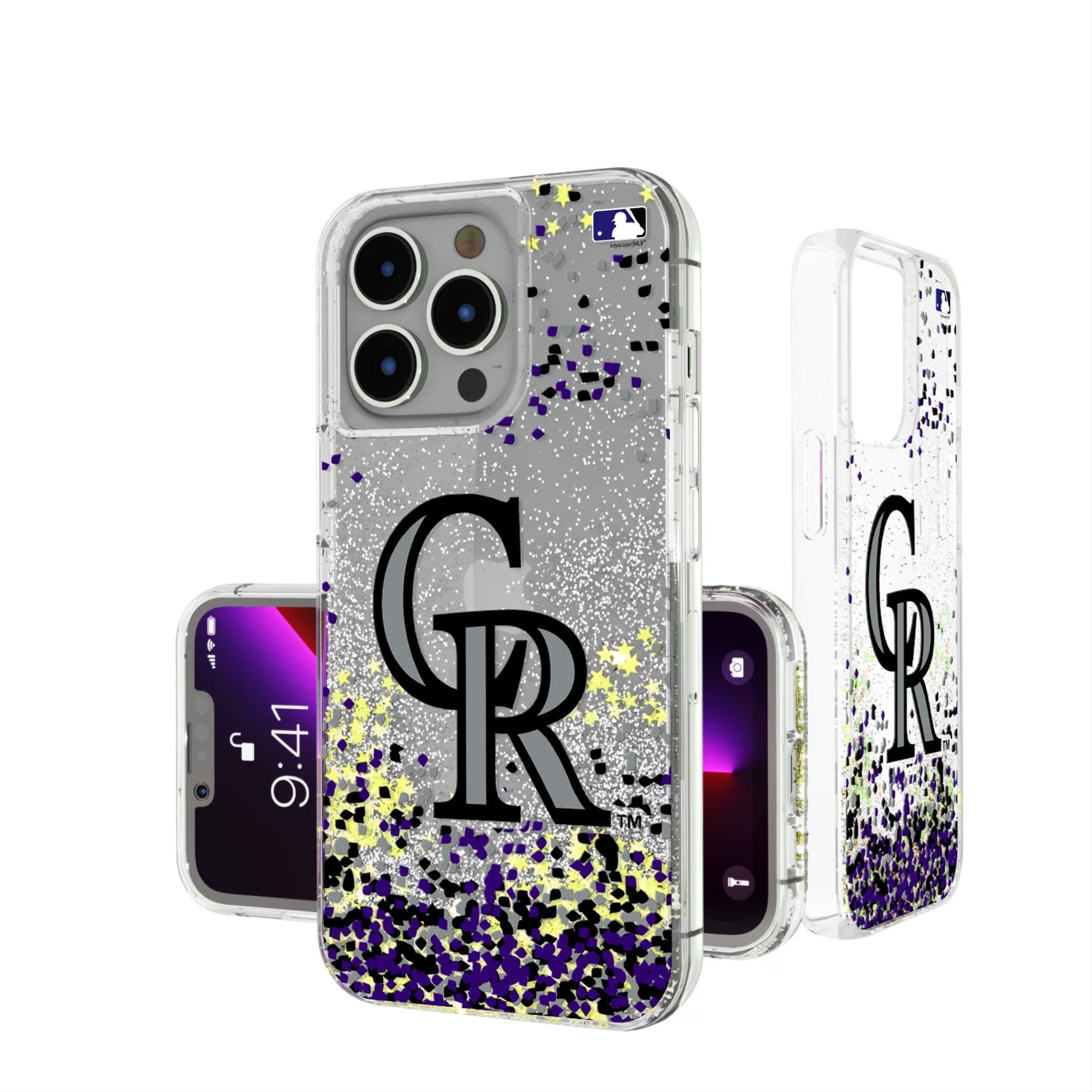 Colorado Rockies Confetti Glitter Phone Case 15