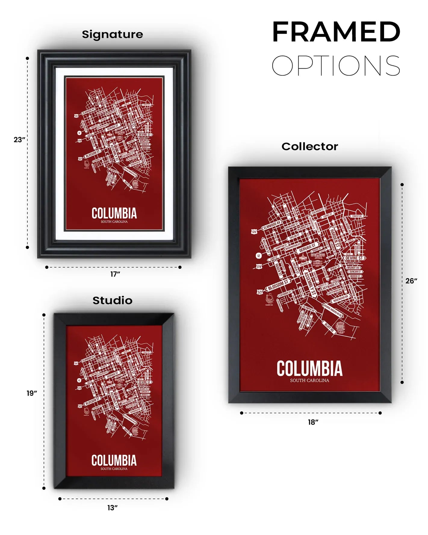 Columbia, South Carolina street map 14