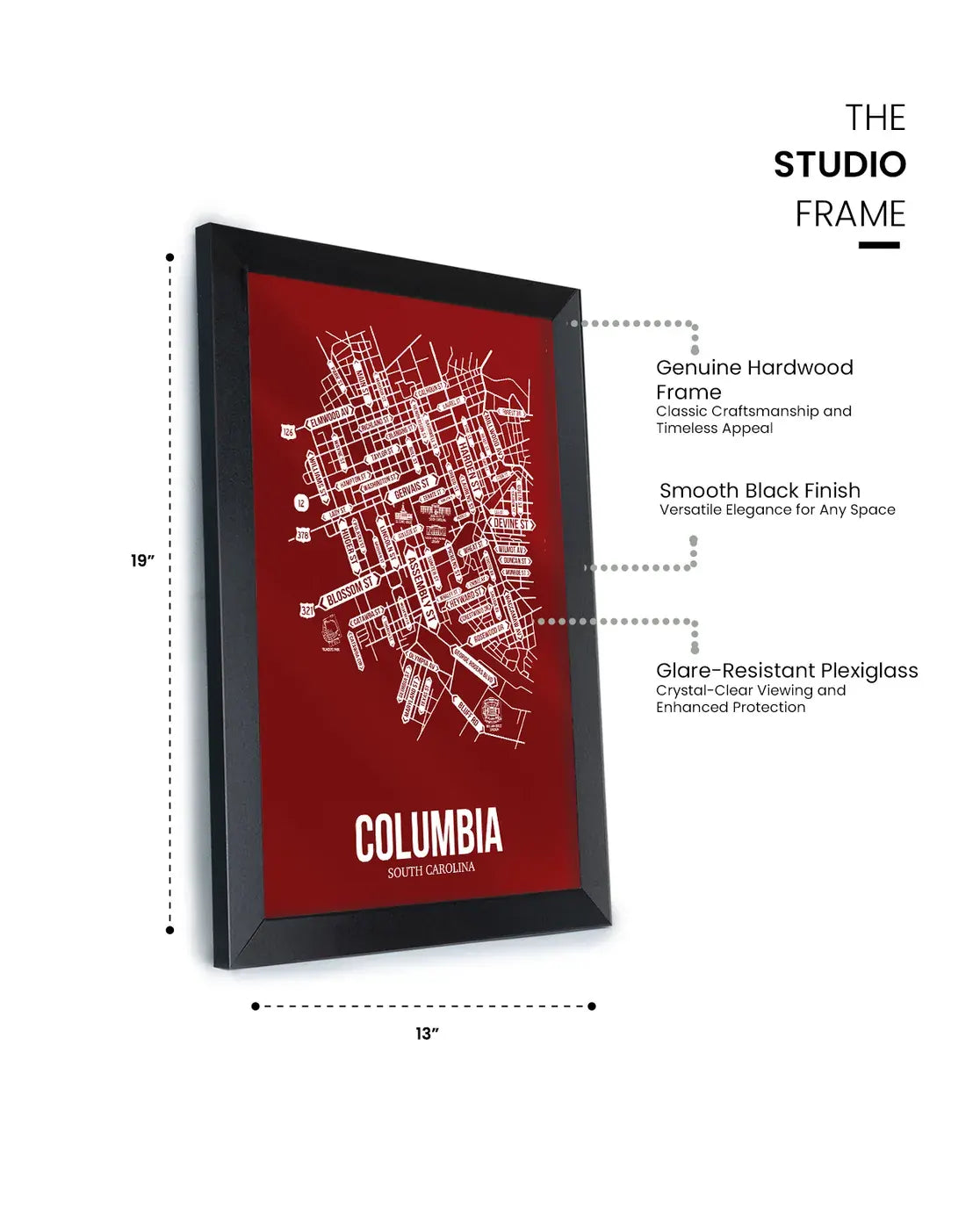 Columbia, South Carolina street map 10