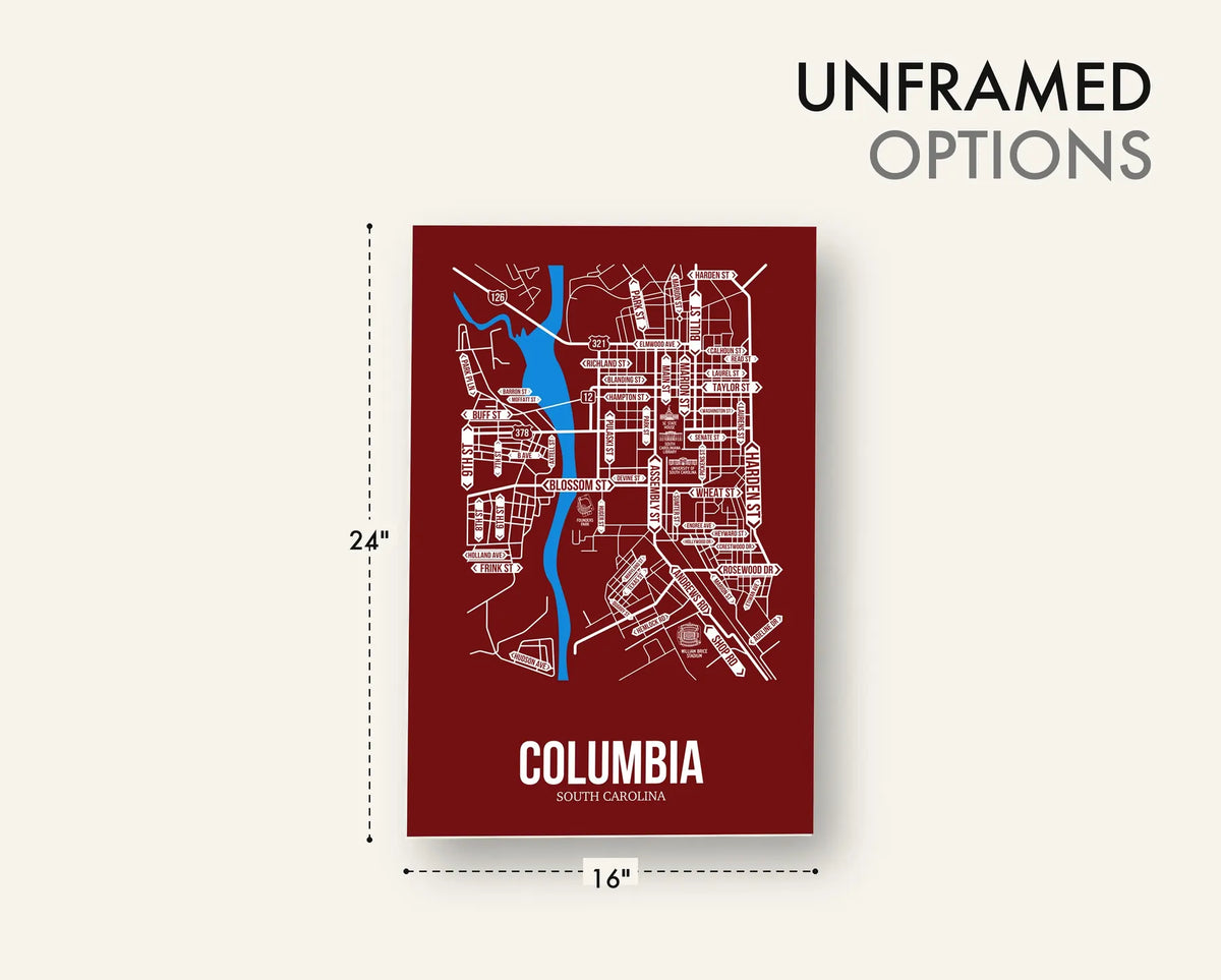 Columbia, South Carolina street map 17