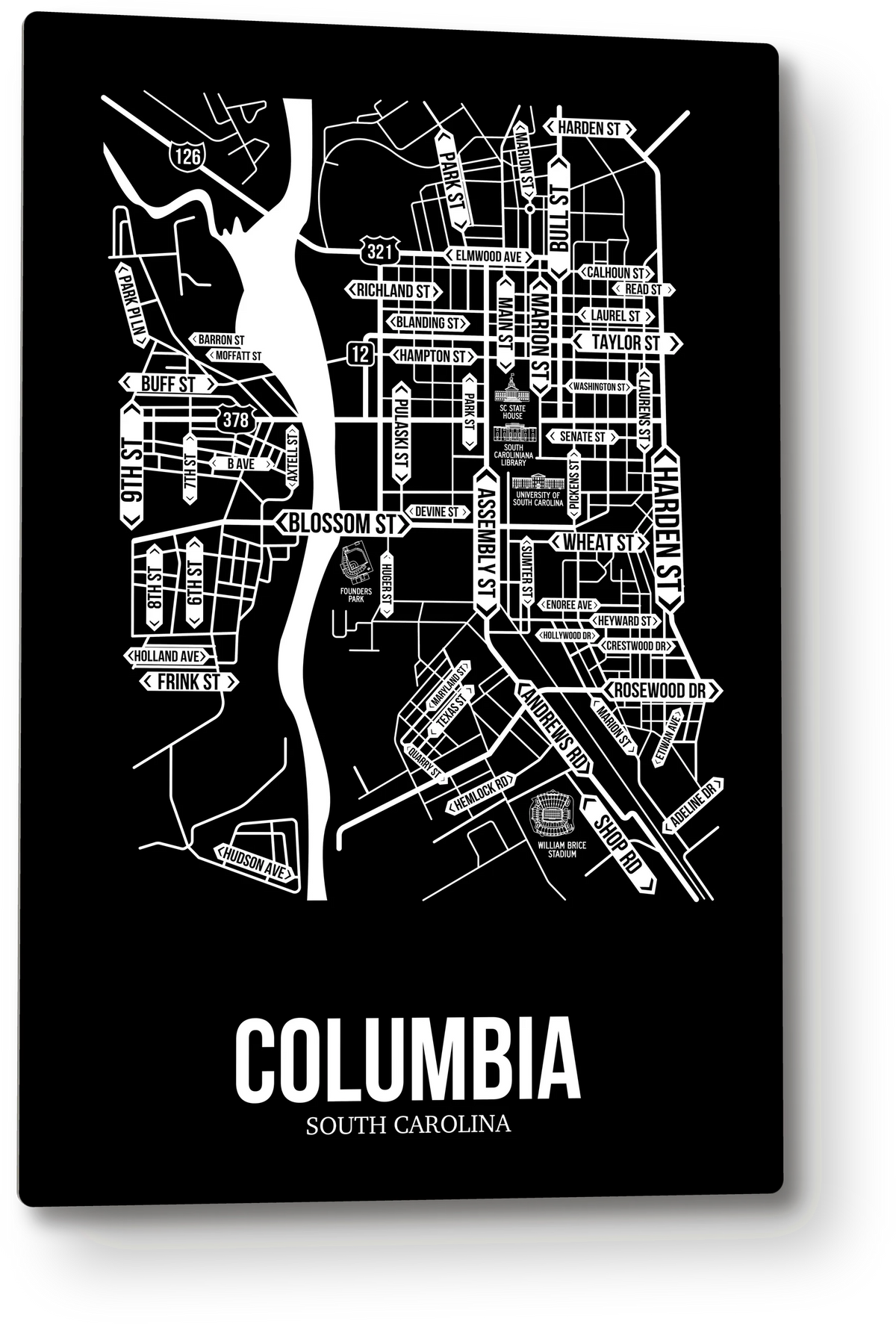 Columbia, South Carolina street map 8