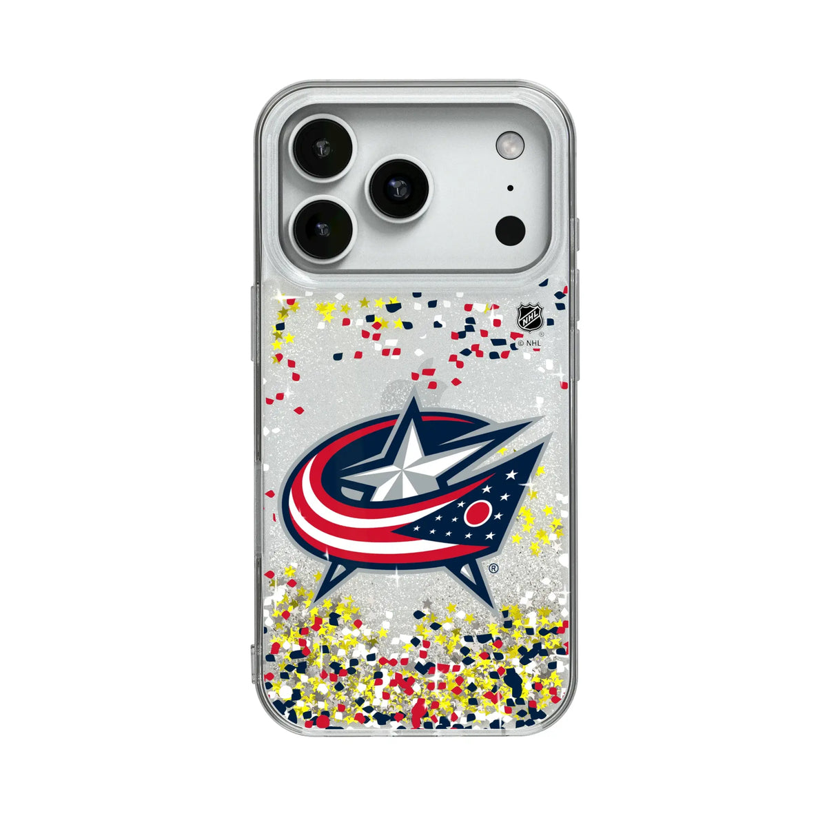 Columbus Blue Jackets Confetti Glitter Phone Case 19