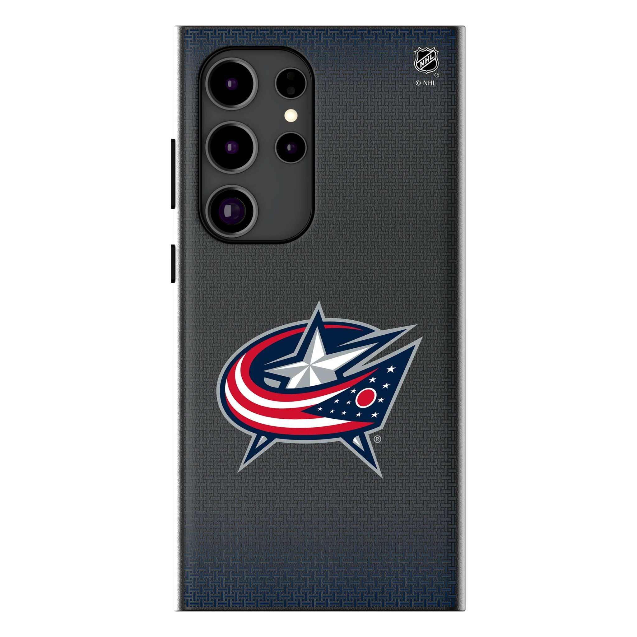 Columbus Blue Jackets Linen MagSafe Compatible Phone Case for Samsung Galaxy 16