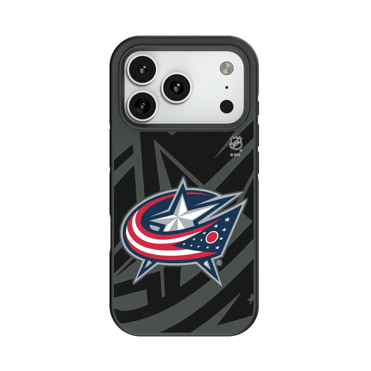 Columbus Blue Jackets Monocolor Tilt Bump Phone Case 12