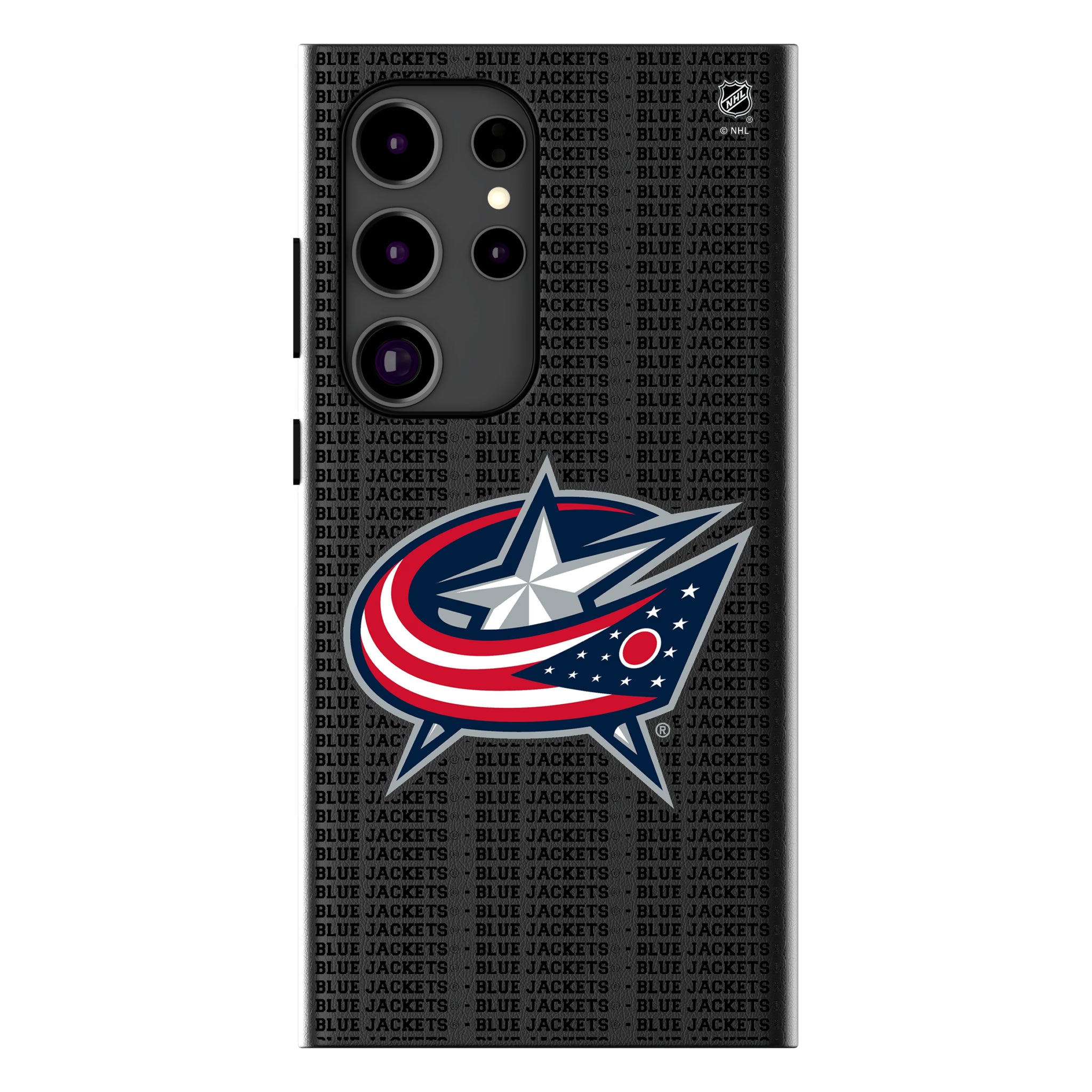 Columbus Blue Jackets Text Backdrop MagSafe Compatible Phone Case for Samsung Galaxy 14