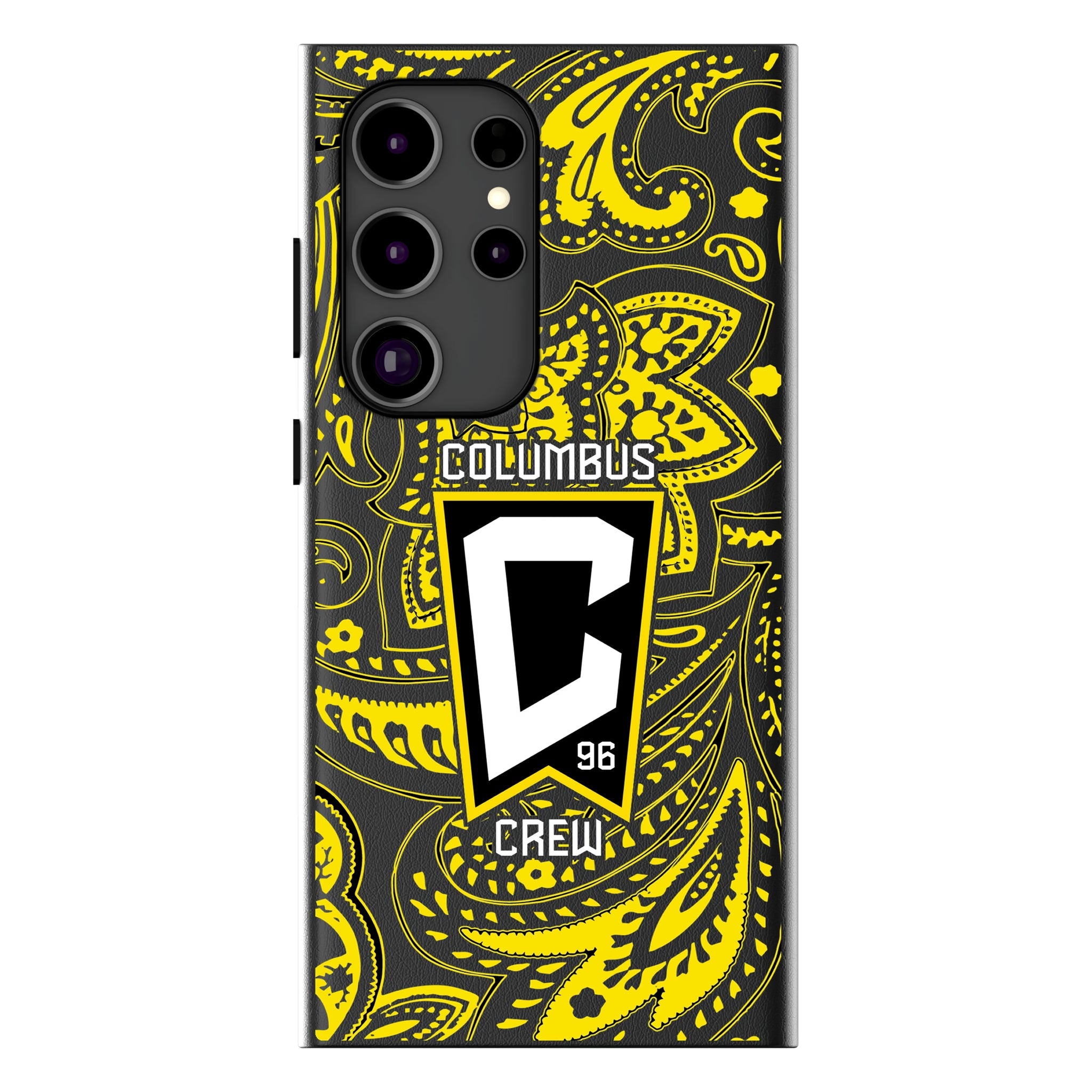 Columbus Crew Paisley MagSafe Compatible Phone Case for Samsung Galaxy 11