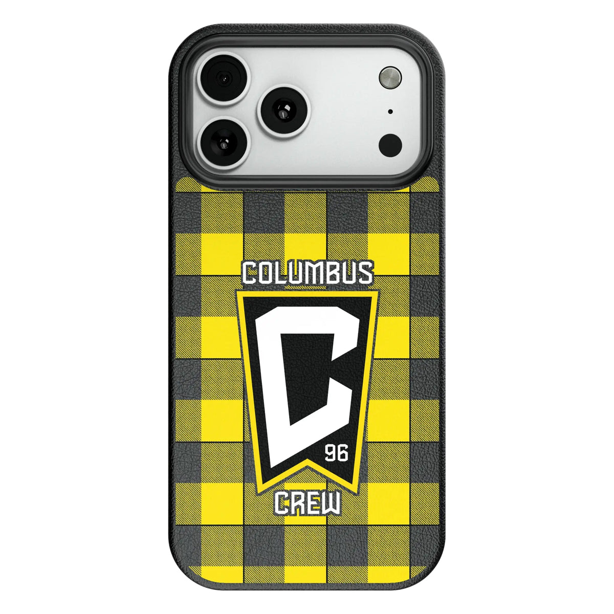 Columbus Crew Plaid MagSafe Compatible Phone Case for Apple iPhone 8