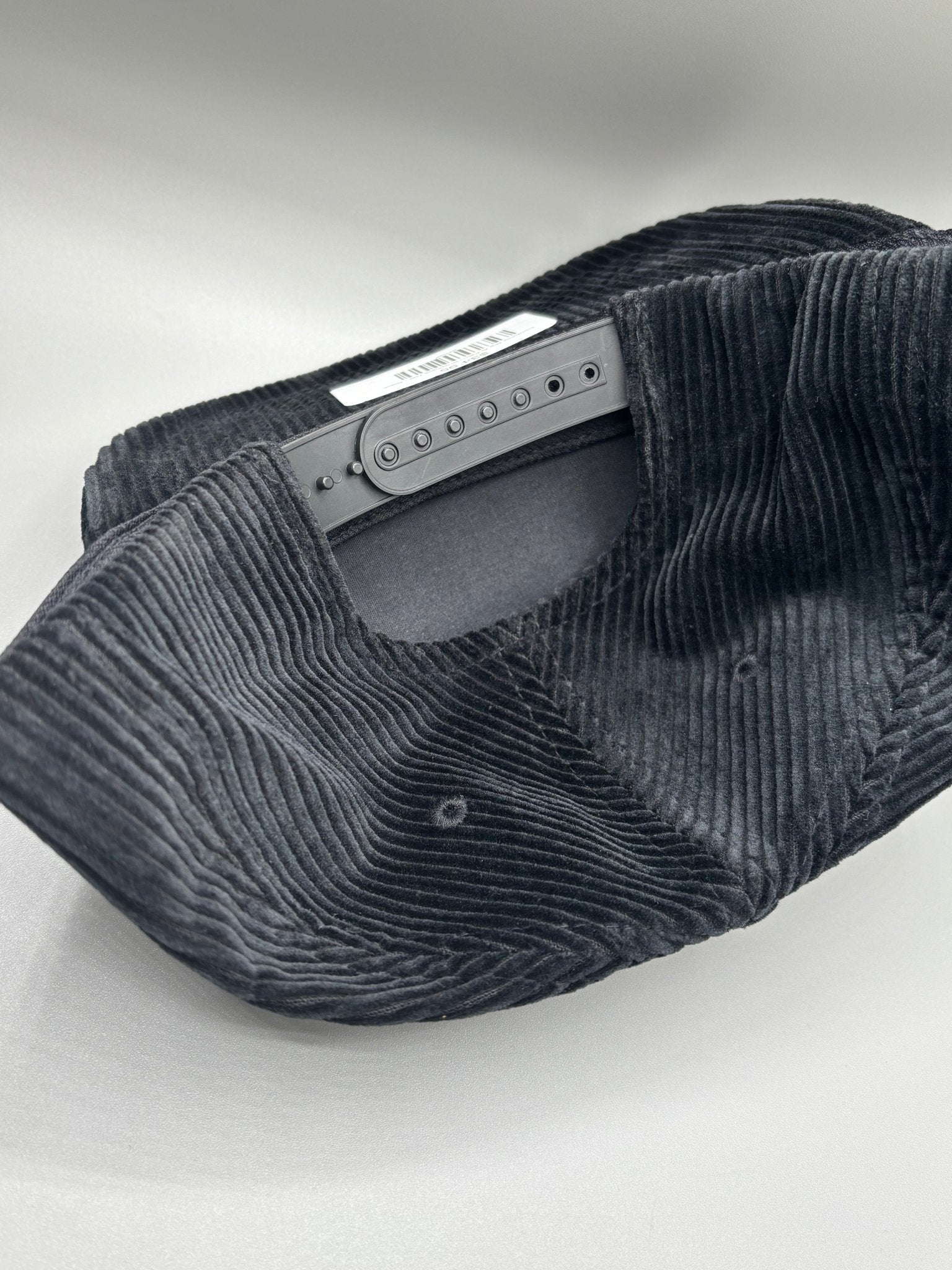 Corduroy Big Al Patch Snapback Hat - Black 5