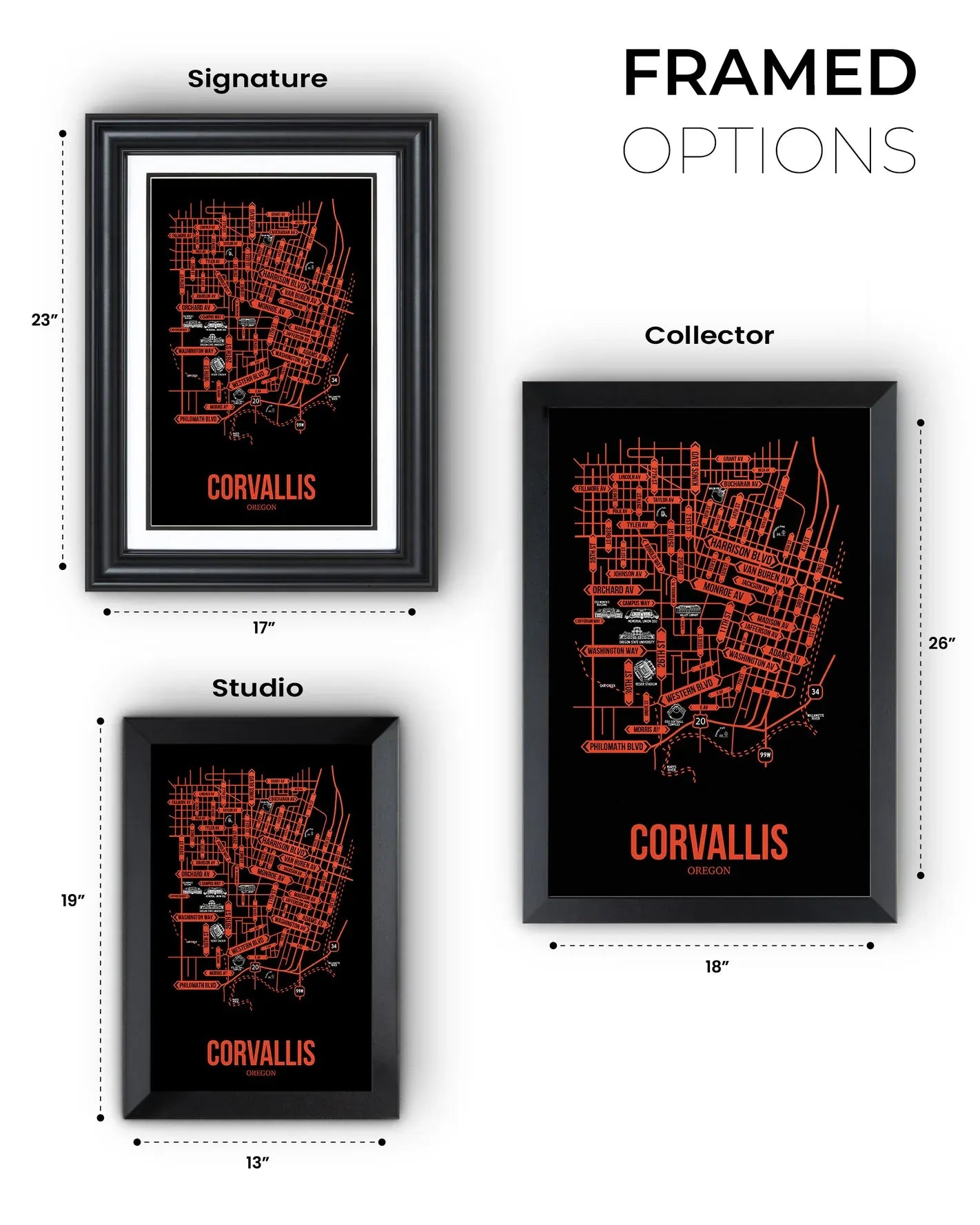 Corvallis, Oregon street map 15