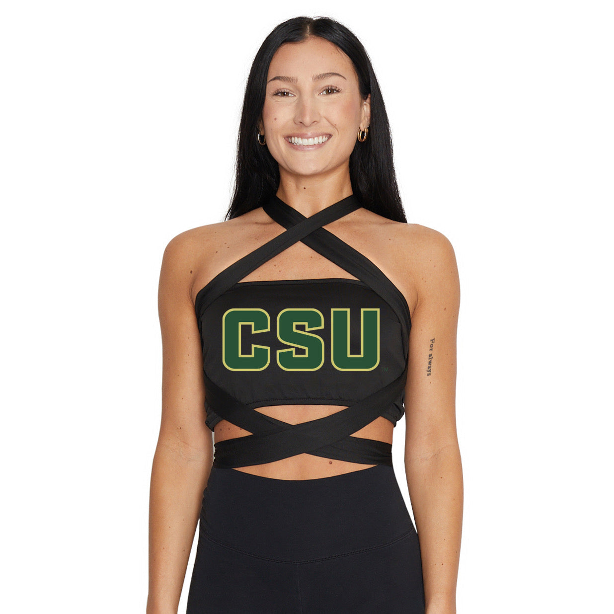 Colorado State Black Multi Way Bandeau Top | lojobands