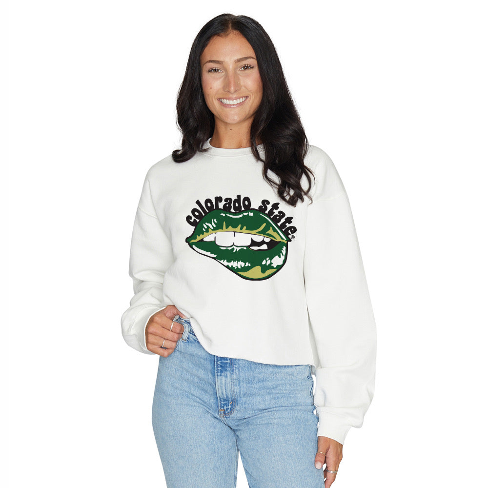 Colorado State Lips Crewneck | lojobands