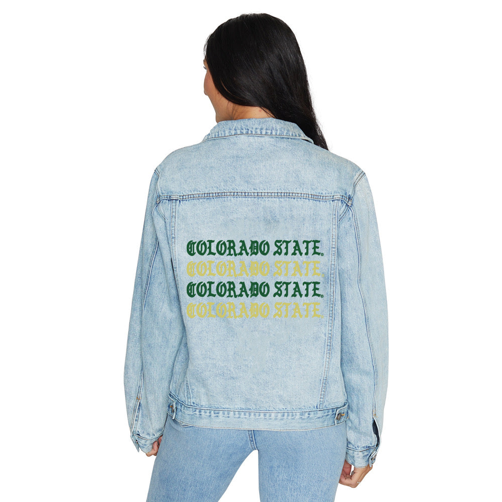 Colorado State Gothic Denim Jacket | lojobands