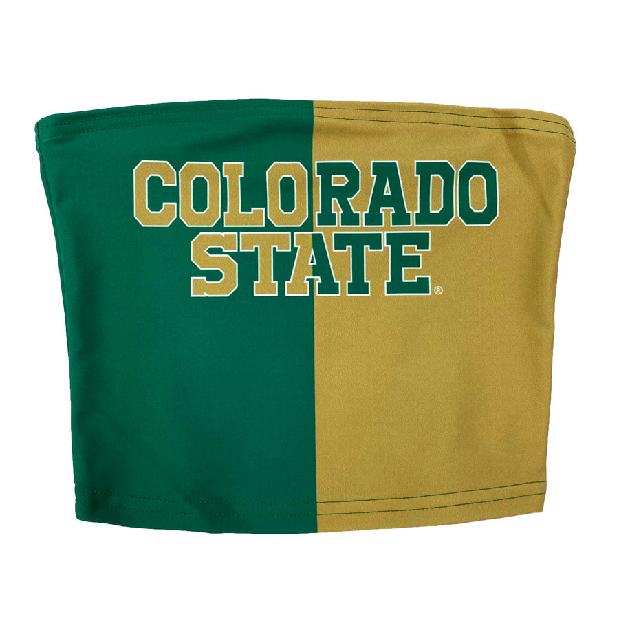 Colorado State Two Tone Tube Top | lojobands 8