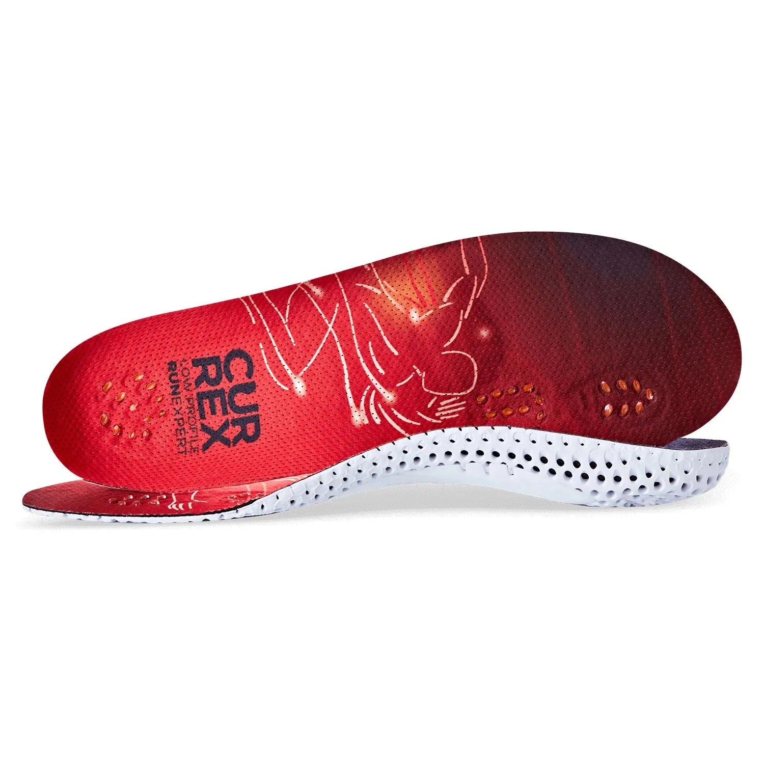 Currex Low Profile Dynamic Insole - Red 1