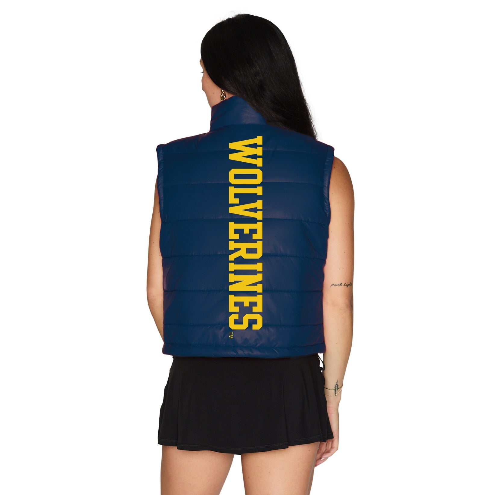 University of Michigan Puffer Vest | lojobands 2