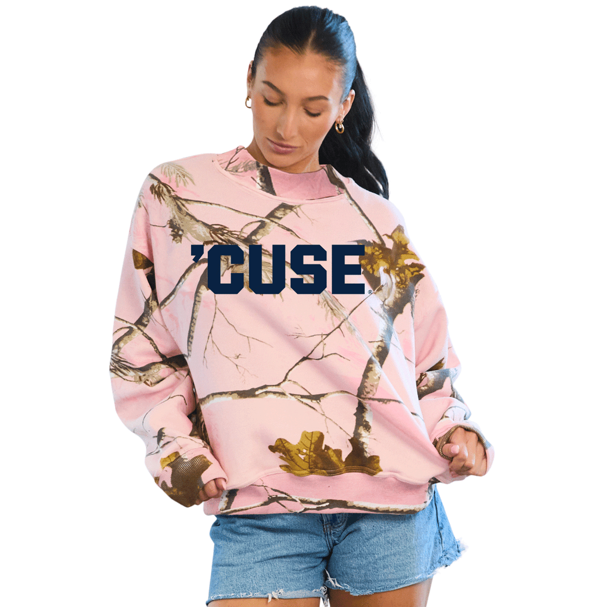 Syracuse Camo Mock Neck Sweatshirt | lojobands 2